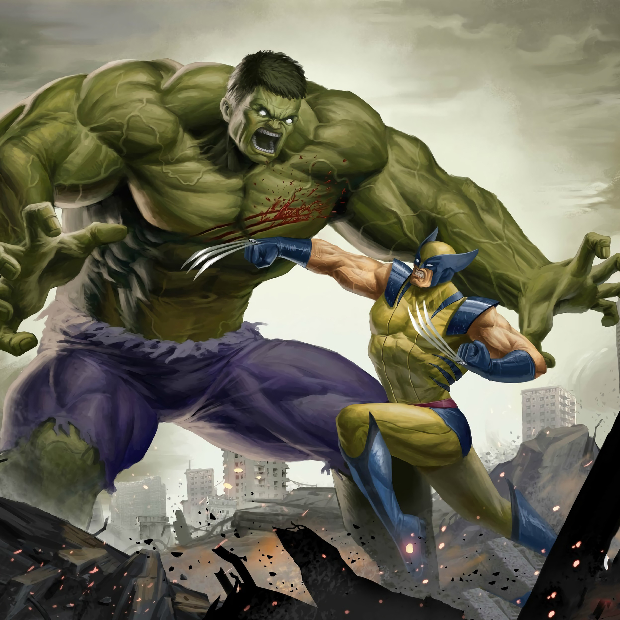 Wolverine Vs Hulk Wallpapers