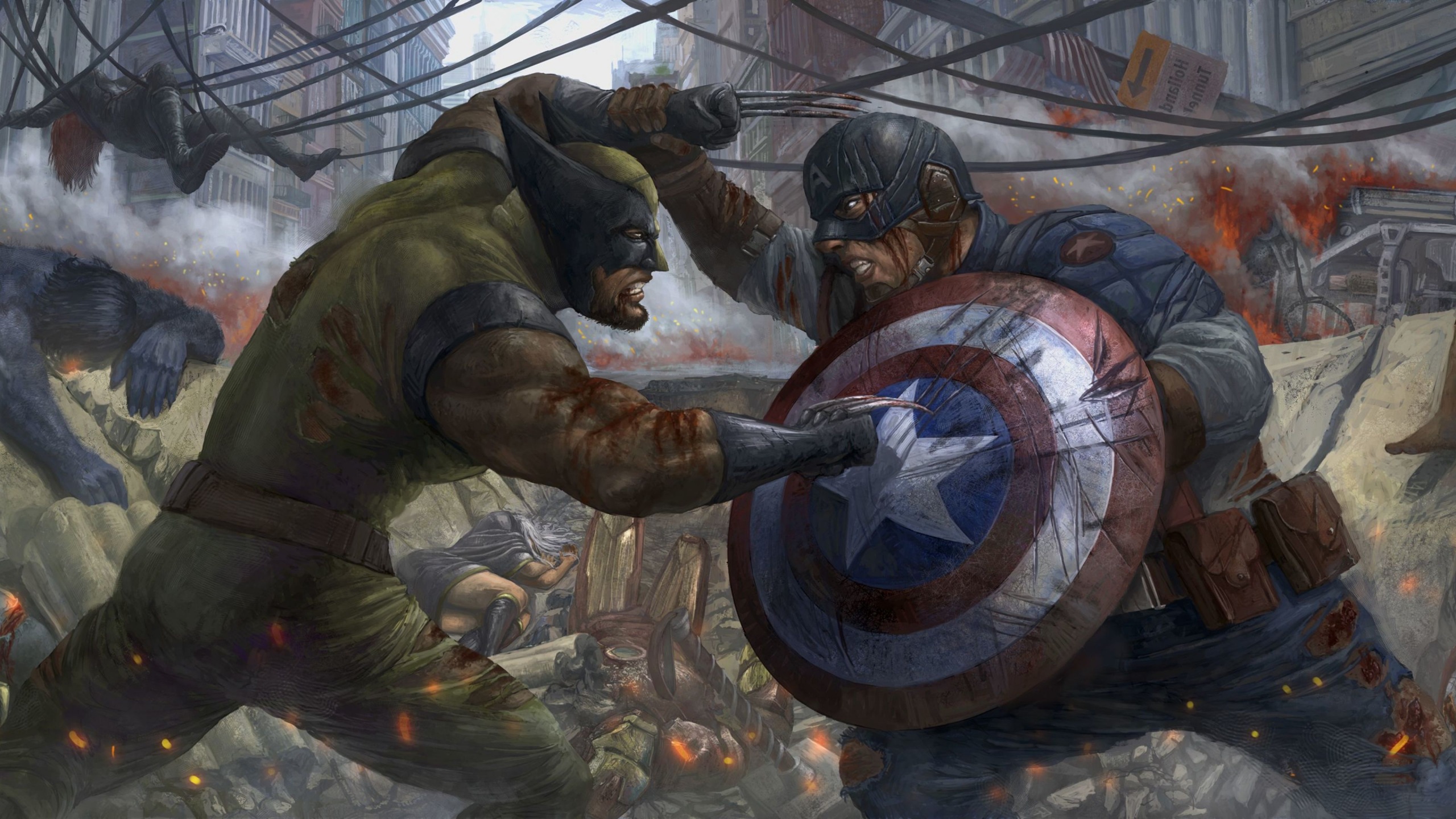 Wolverine Vs Hulk Wallpapers