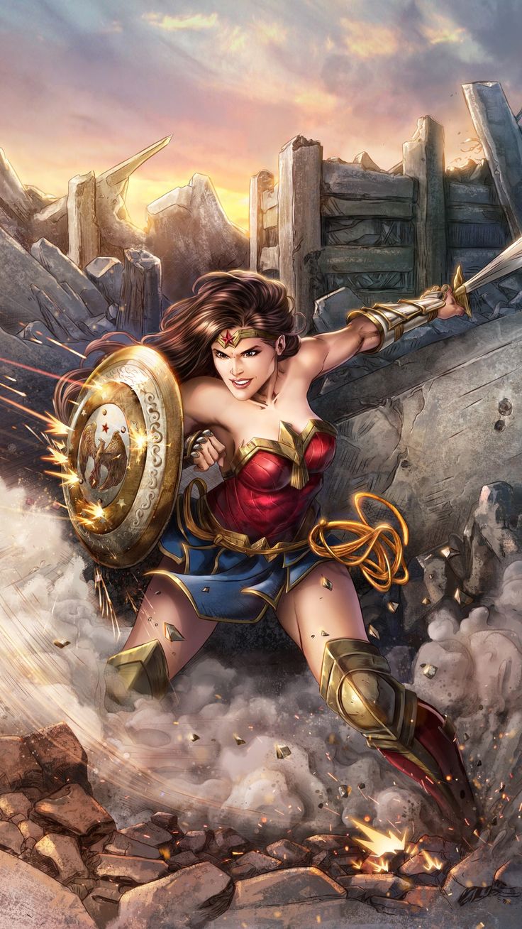 Wonder Girl Comic Fanart Wallpapers