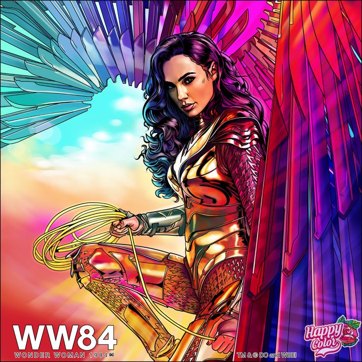 Wonder Woman 84 Colorful Poster Wallpapers