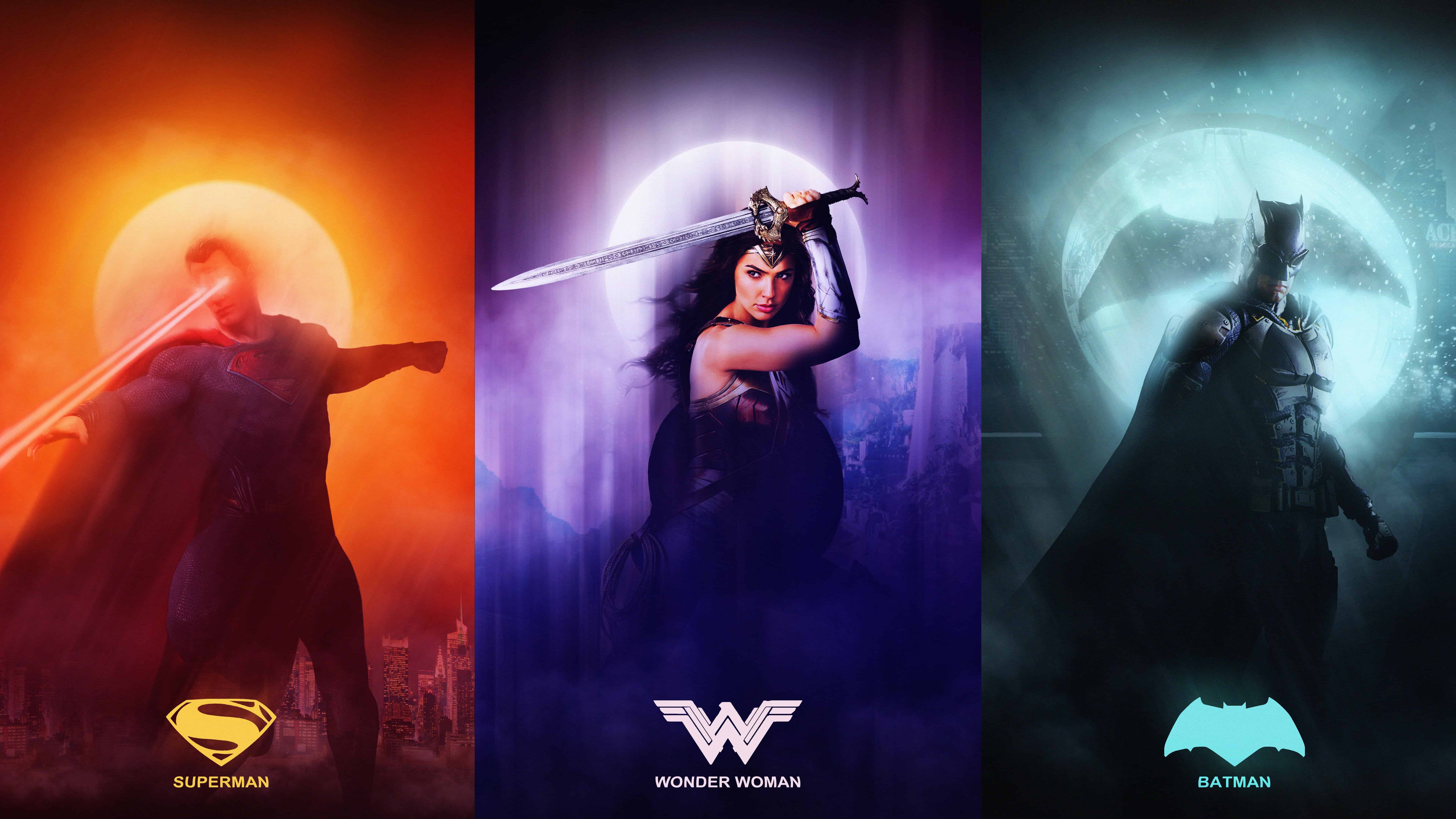 Wonder Woman 8K Minimalist Wallpapers