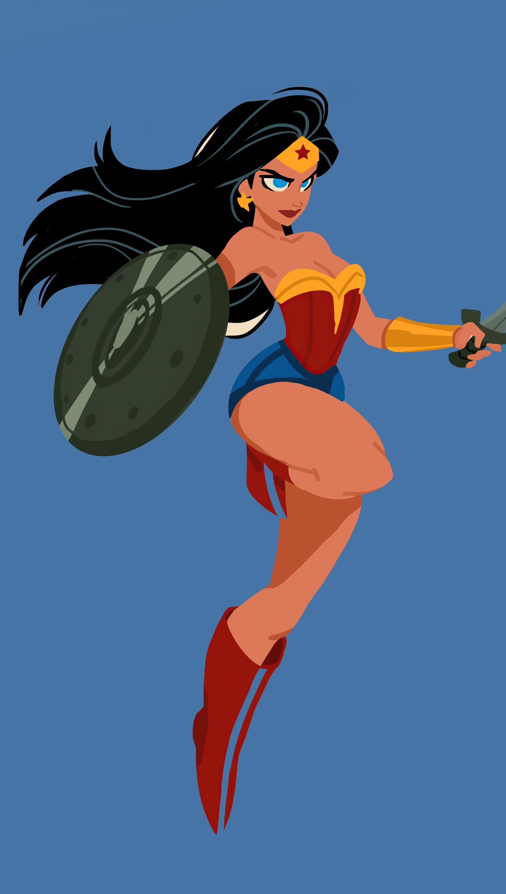 Wonder Woman 8K Minimalist Wallpapers