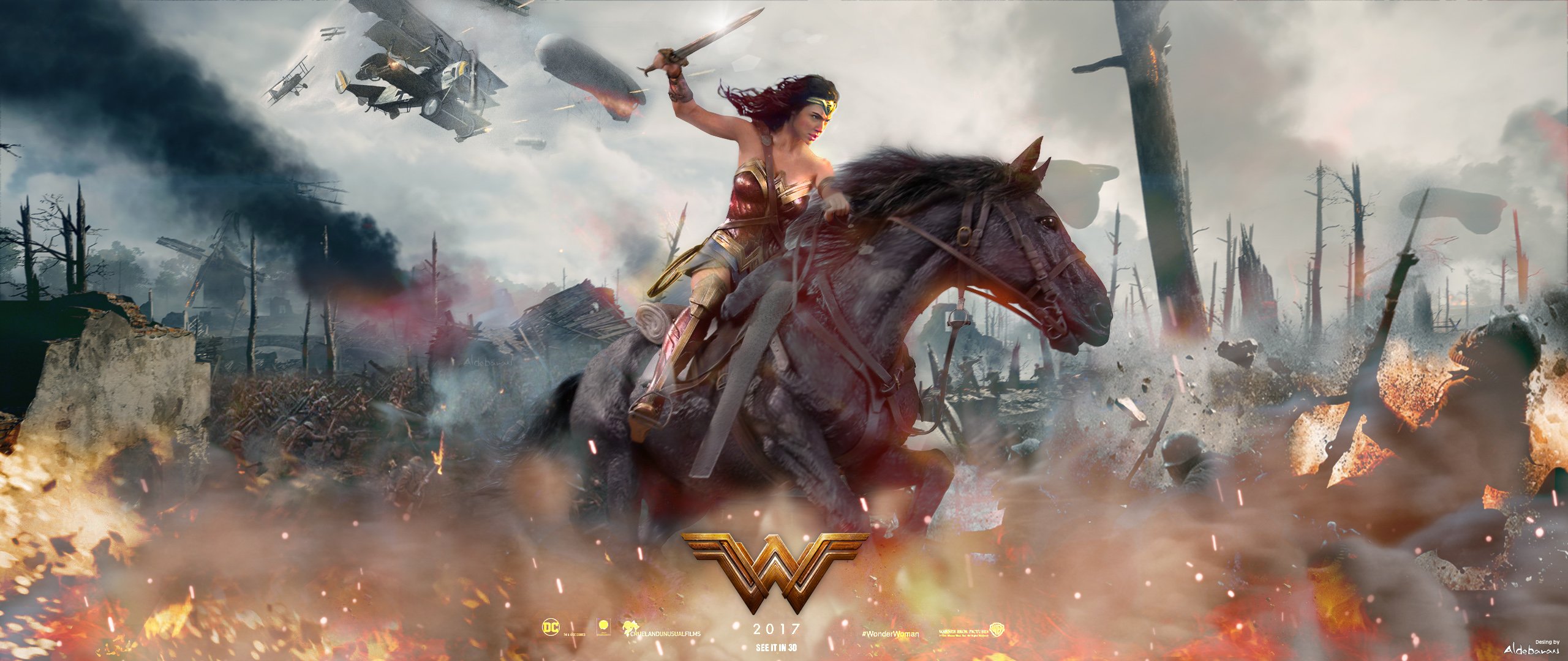 Wonder Woman Artwork 2017 Wallpapers