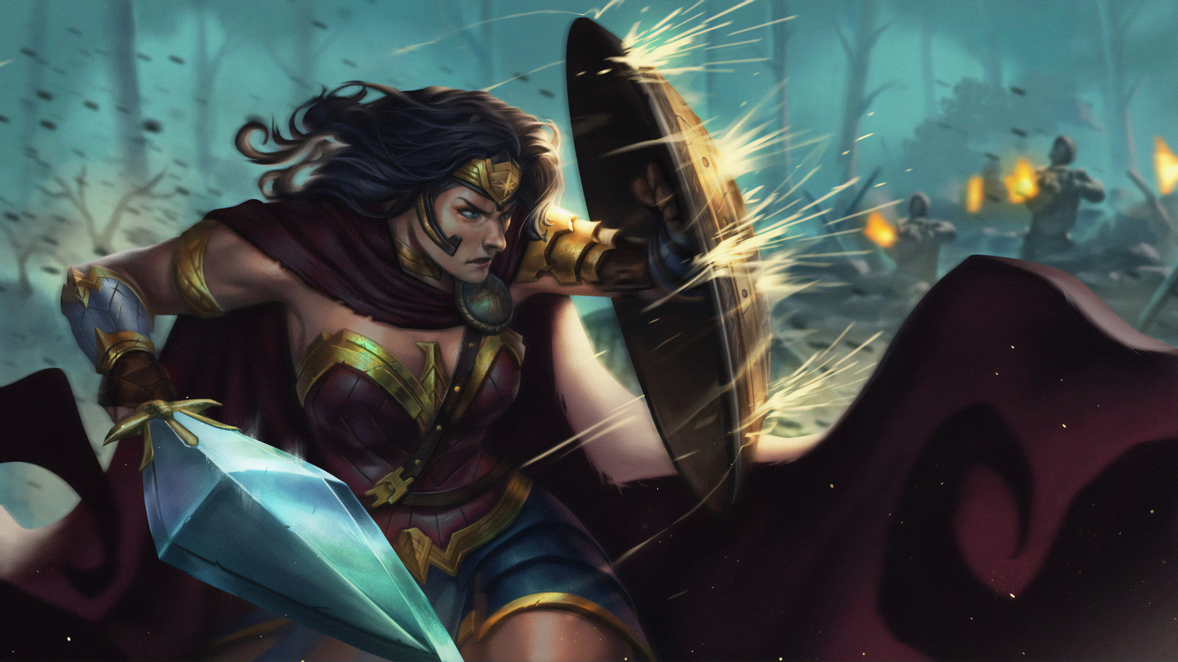 Wonder Woman Fanart Wallpapers