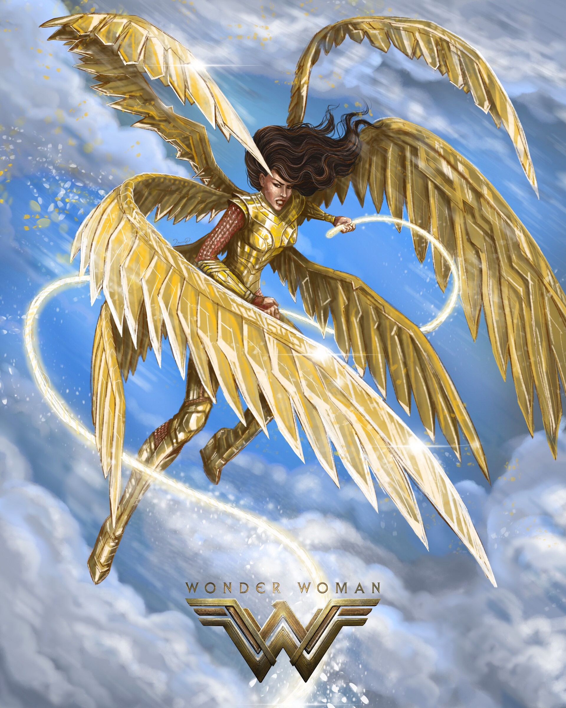 Wonder Woman Golden Eagle Armor Wallpapers