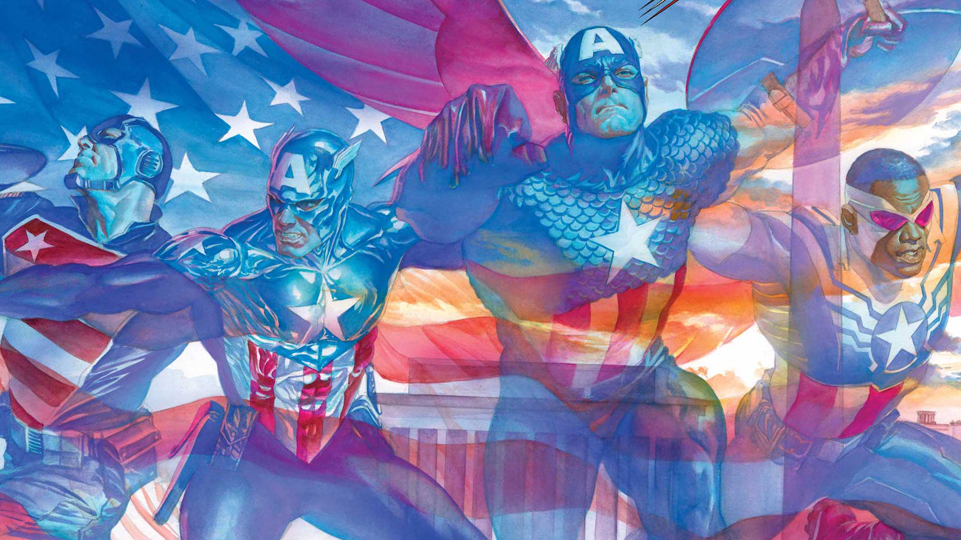 Wonder Woman Met Captain America Wallpapers