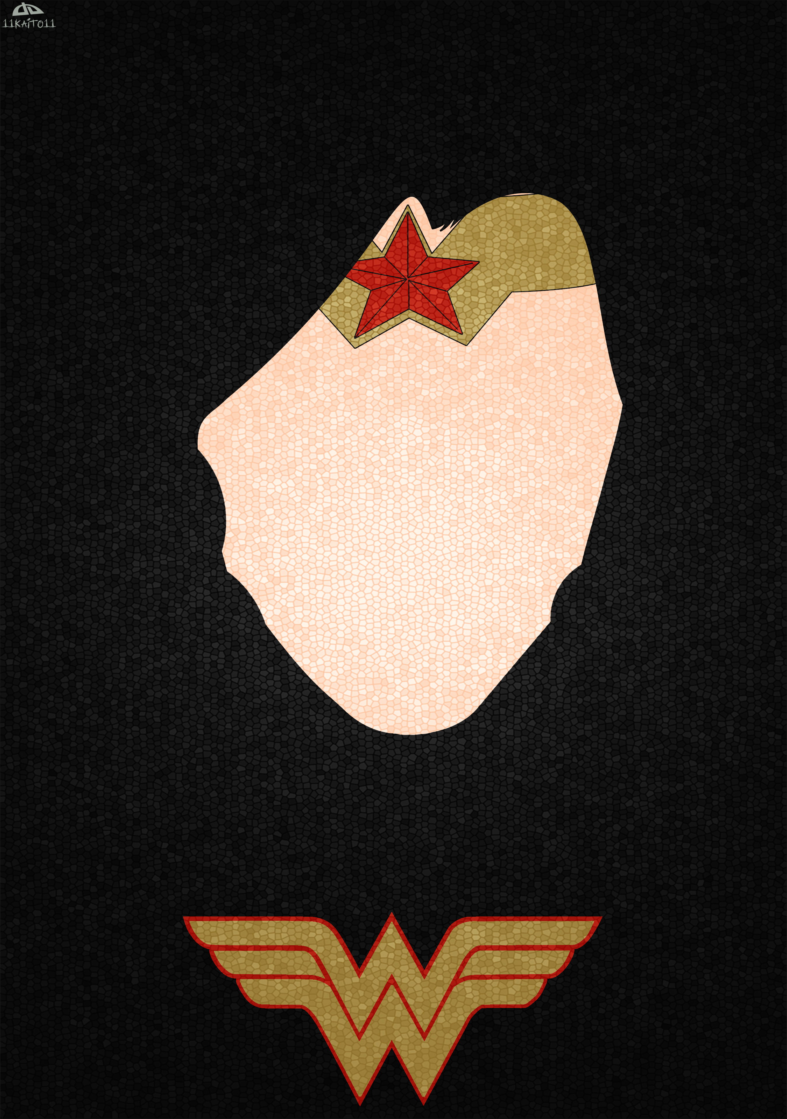 Wonder Woman Minimalism Wallpapers