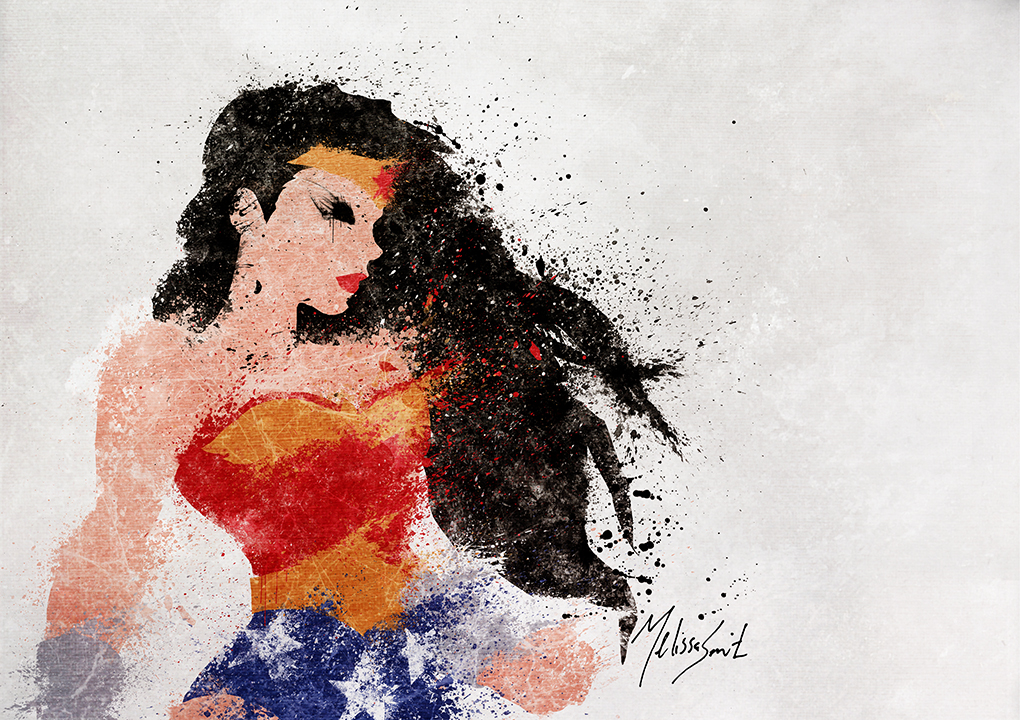 Wonder Woman Paint Art Wallpapers