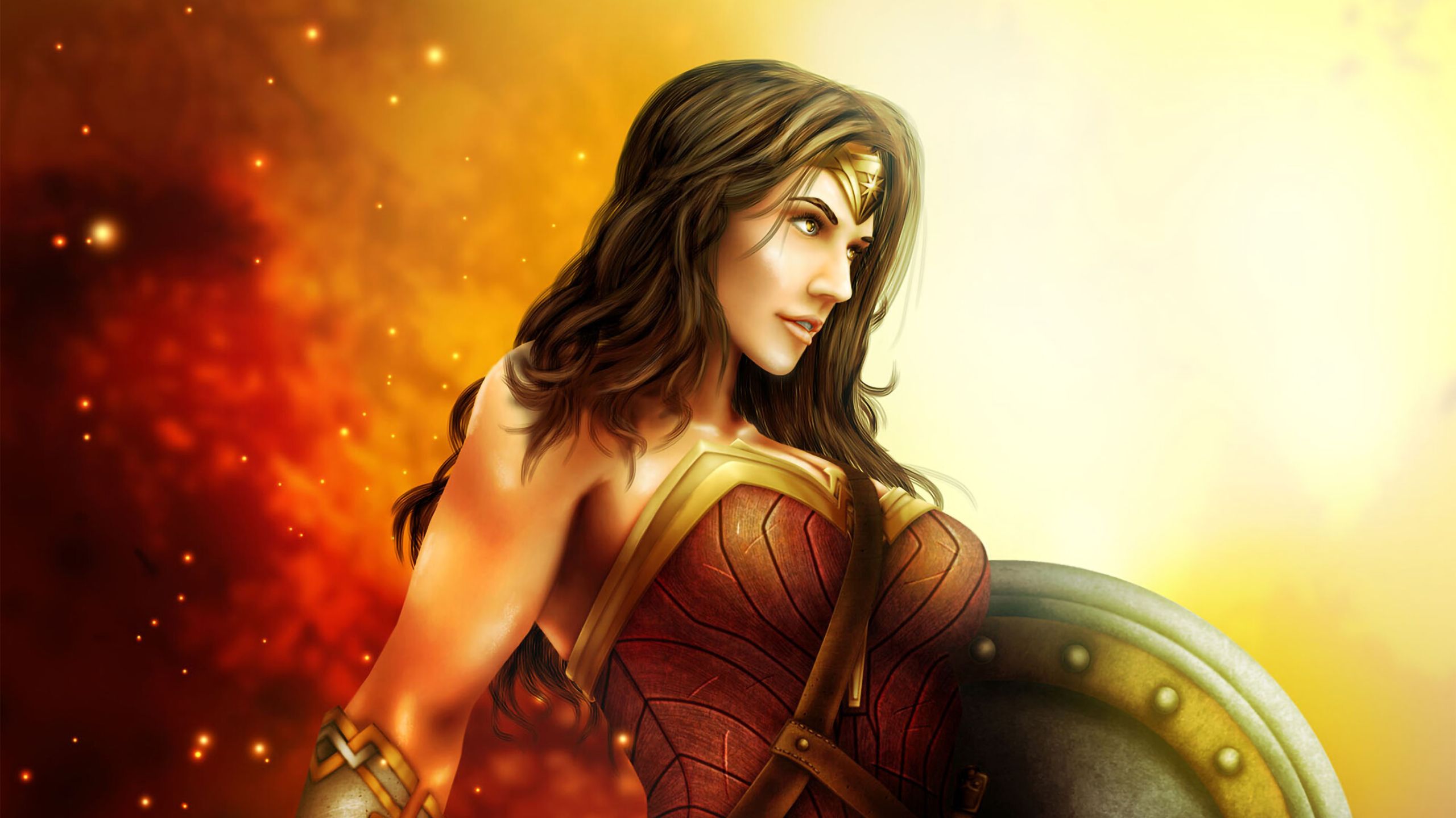 Wonder Woman Poly Art Wallpapers