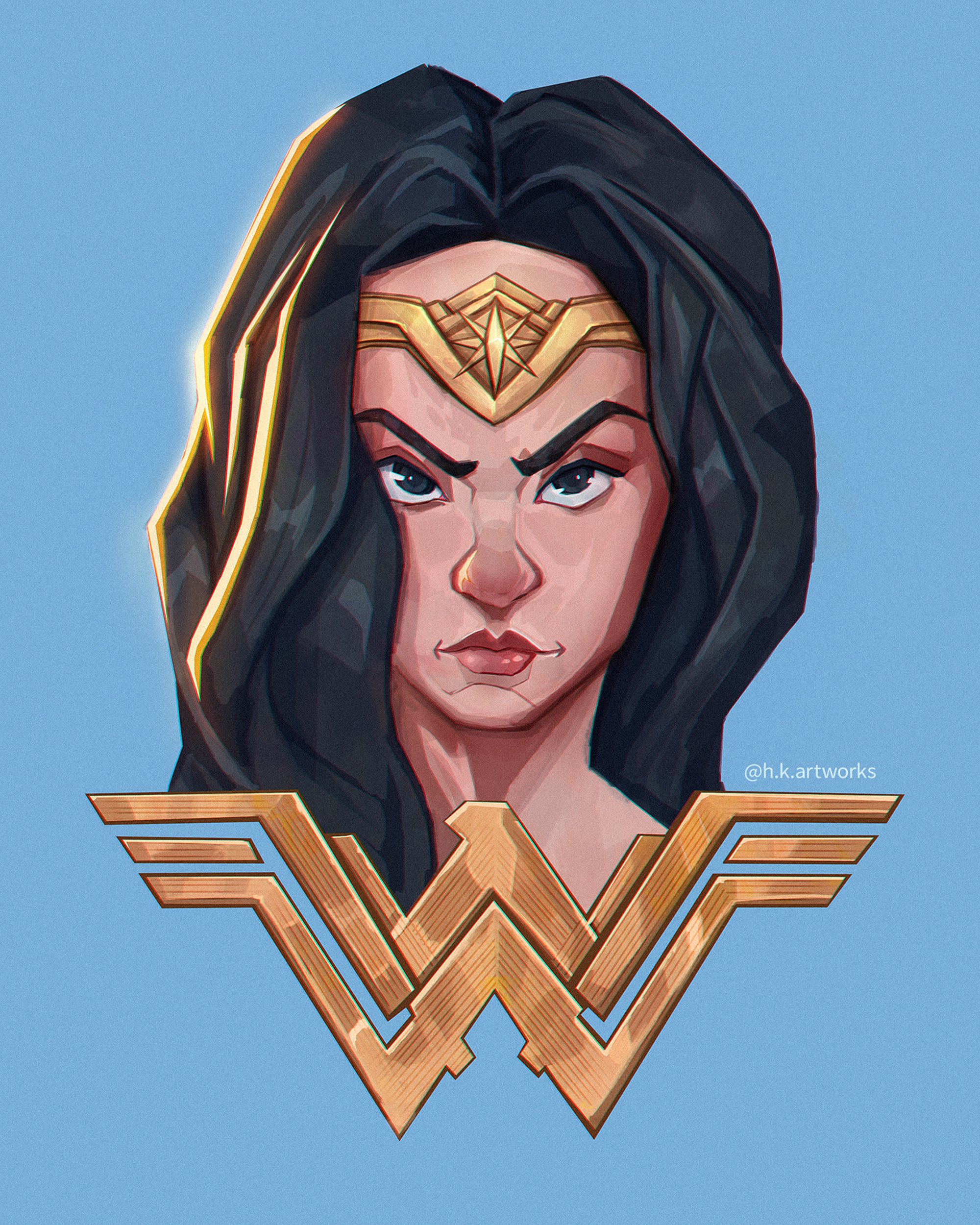 Wonder Woman Poly Art Wallpapers