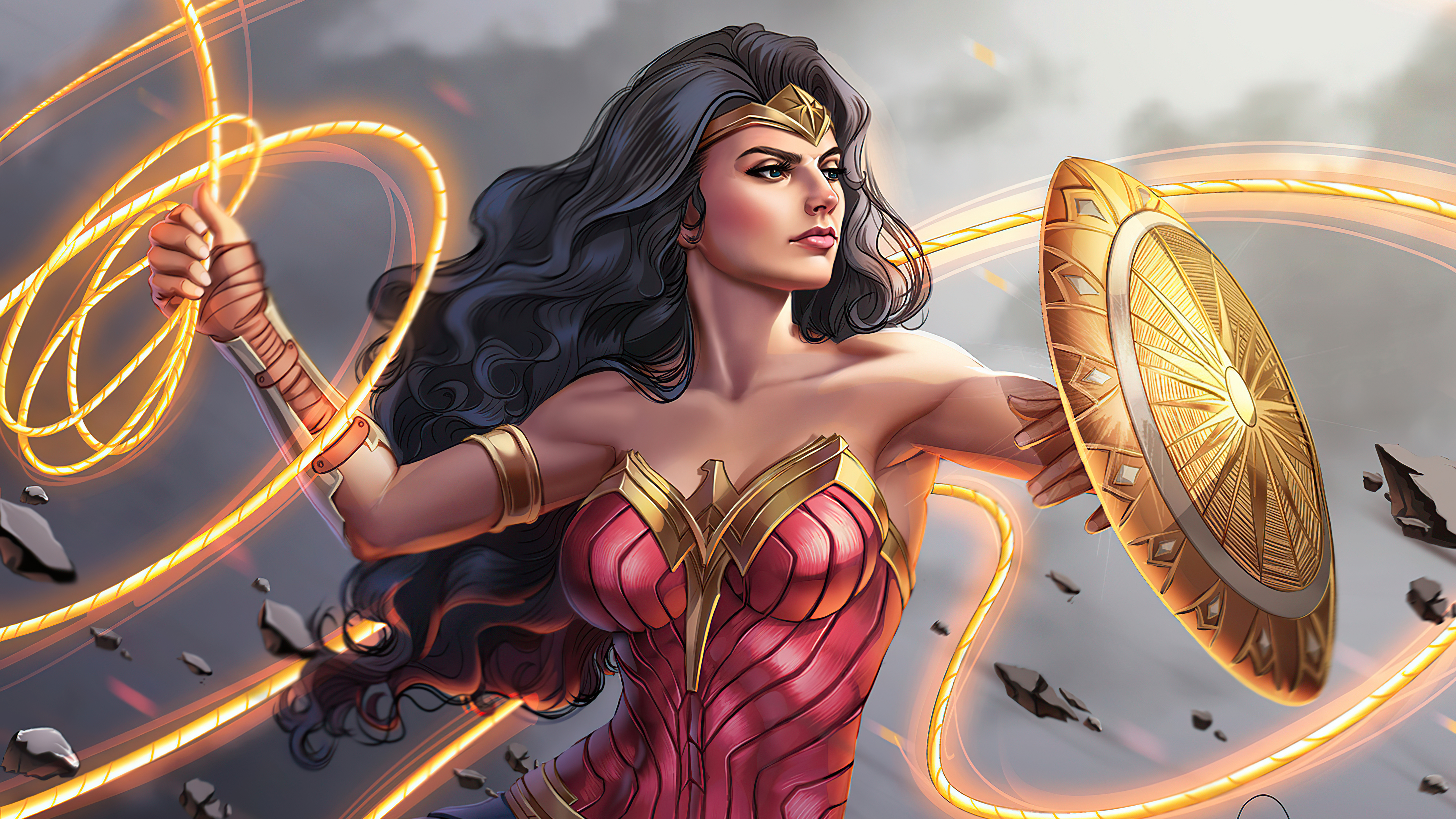 Wonder Woman Vs Cheetah Art Wallpapers