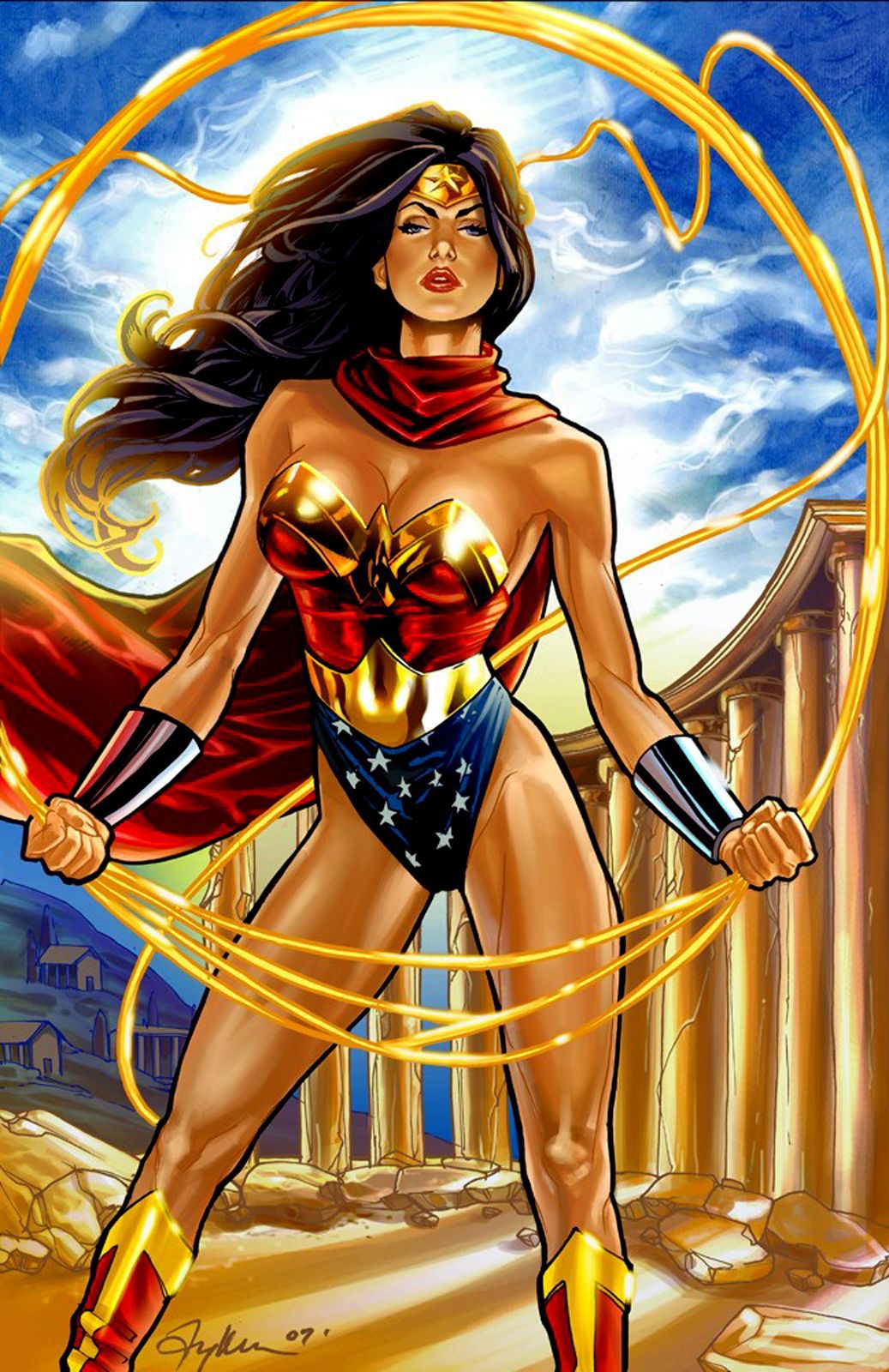 Wonder Woman With Arrow Wallpapers