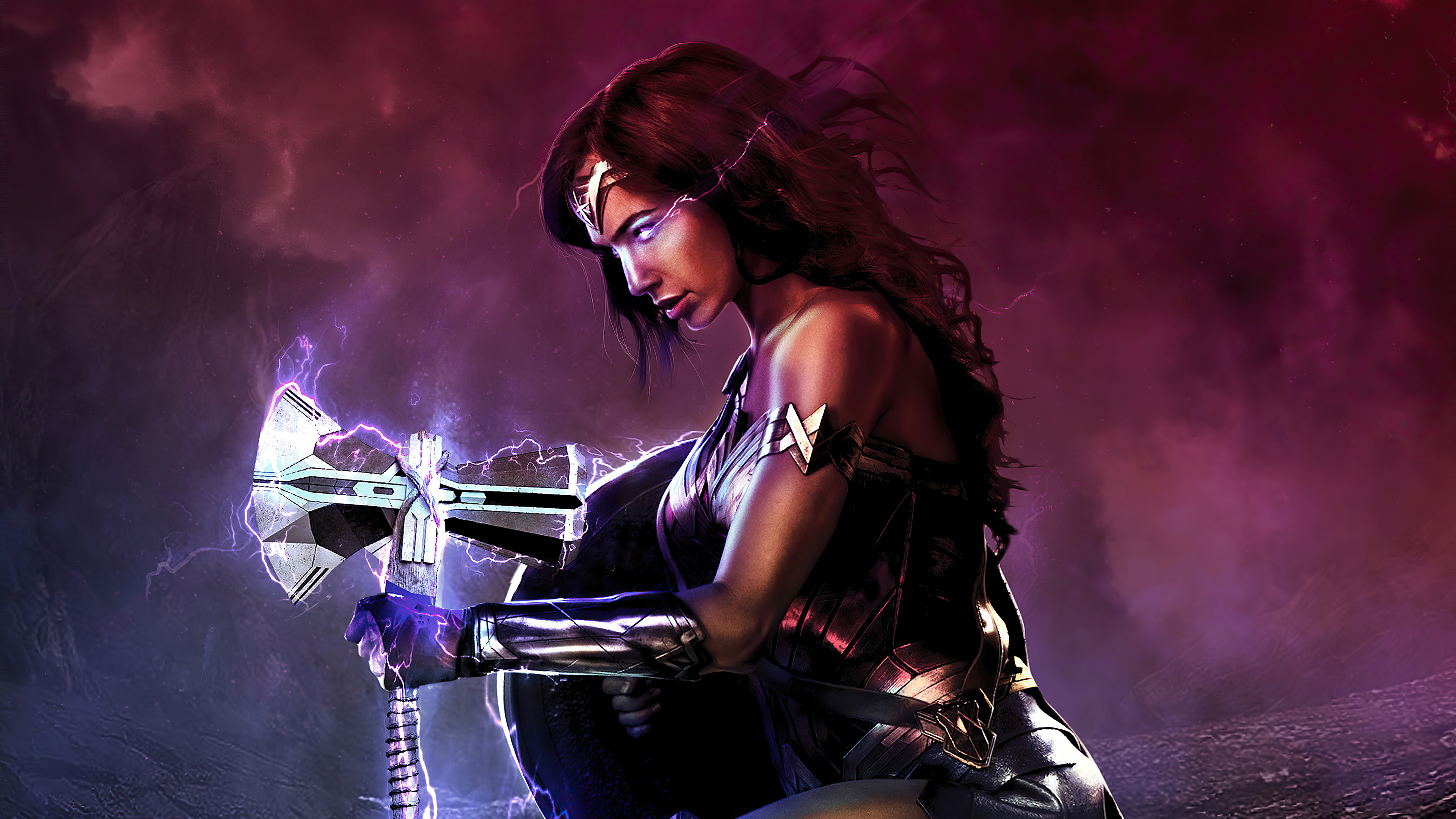 Wonder Woman With Arrow Wallpapers