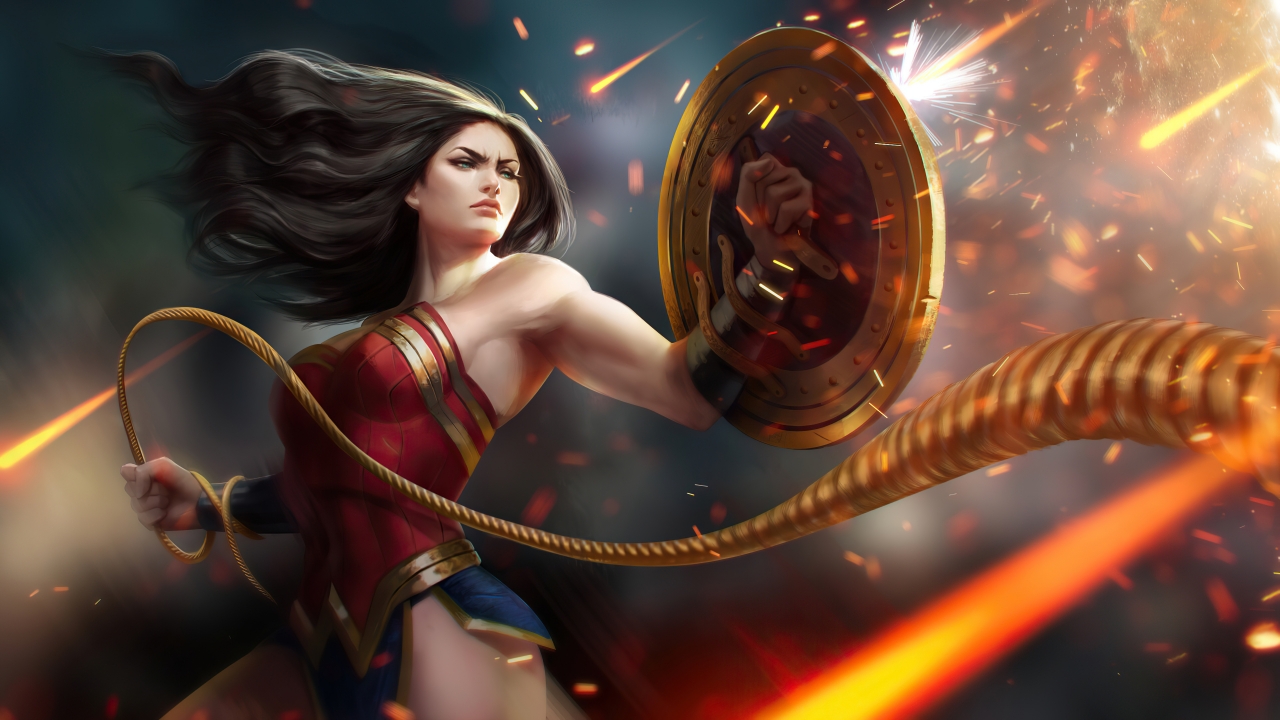 Wonder Woman With Arrow Wallpapers