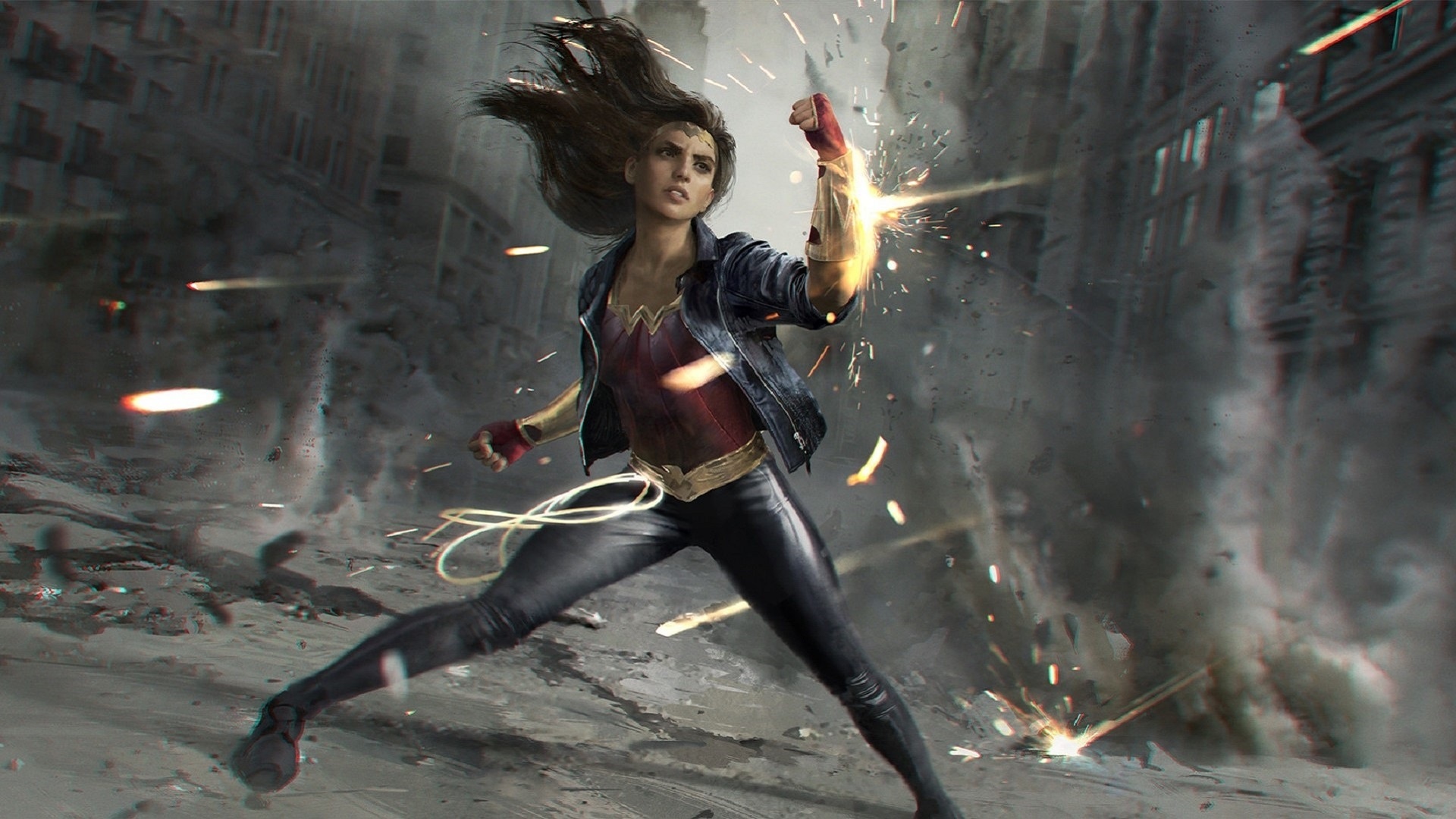 Wonder Woman With Strombreaker Wallpapers