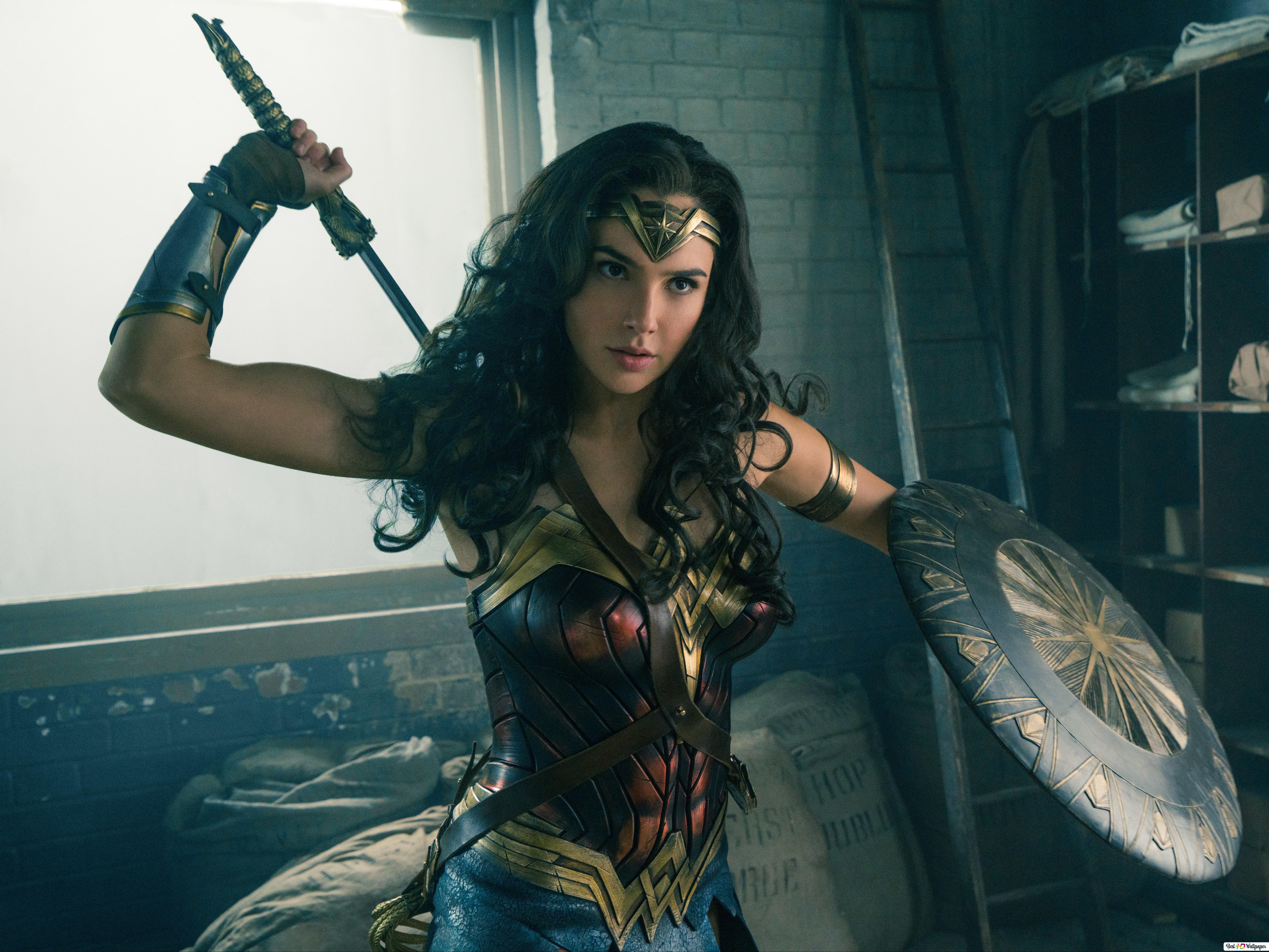 Wonder Woman With Sword And Shield Wallpapers