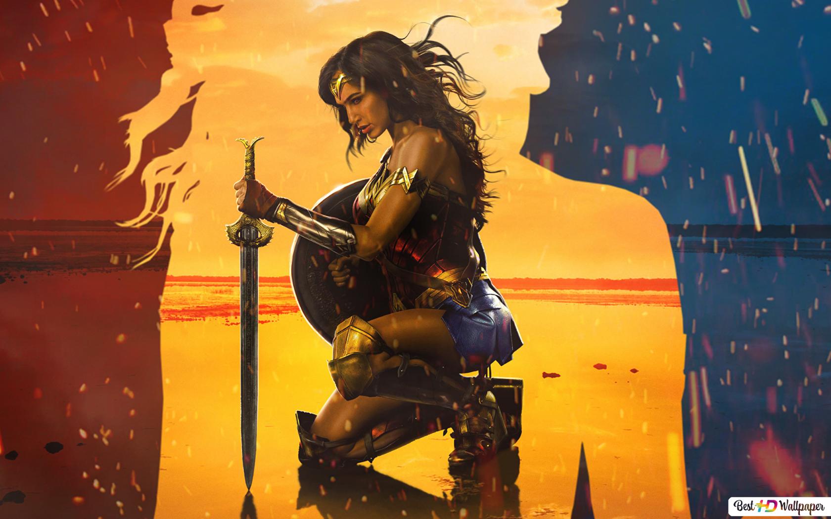 Wonder Woman With Sword And Shield Wallpapers