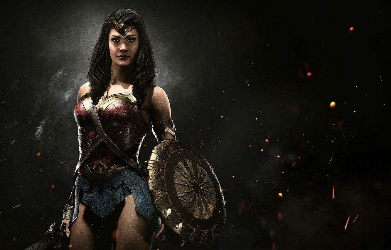 Wonder Woman With Sword And Shield Wallpapers