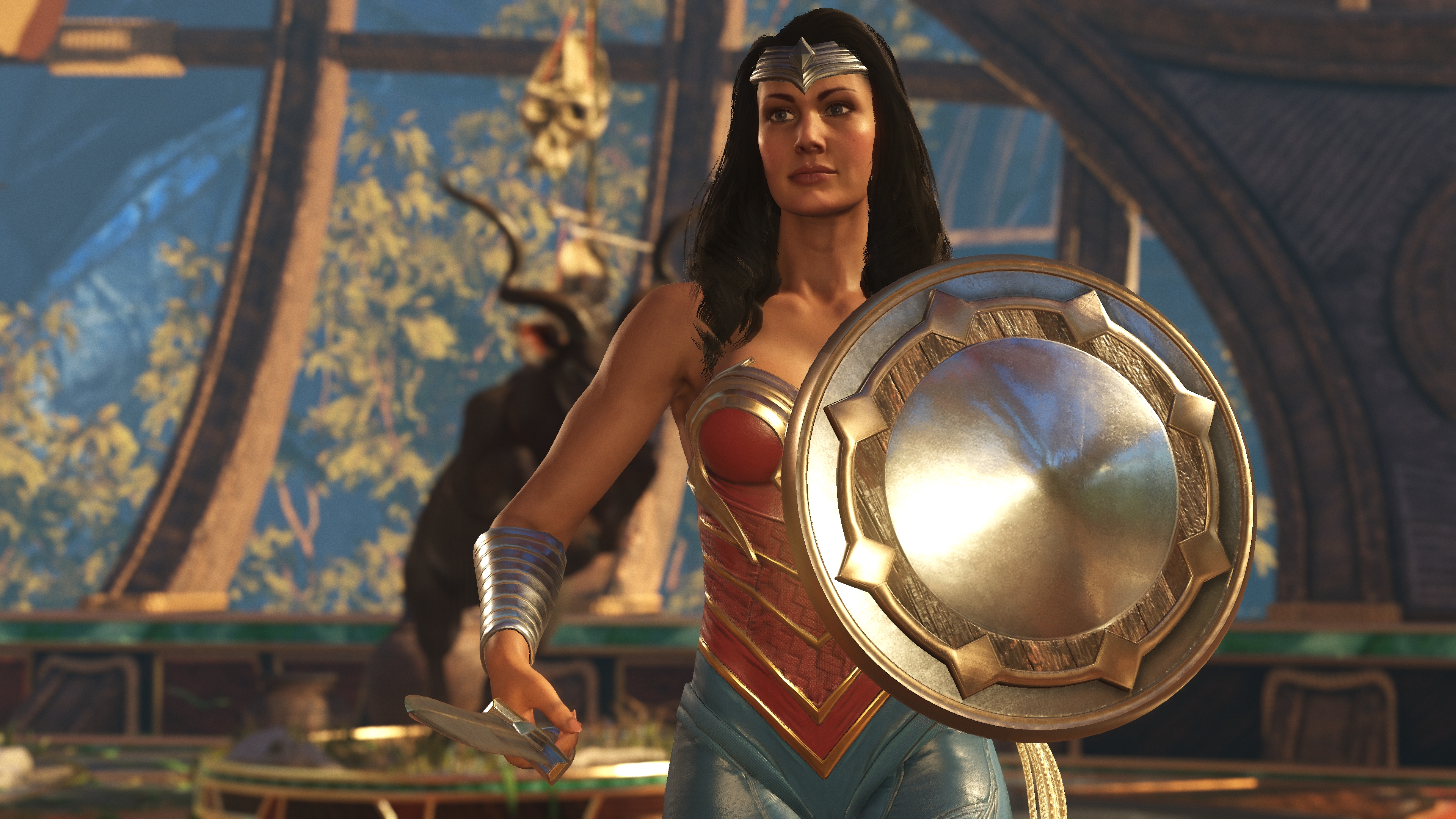 Wonder Woman With Sword And Shield Wallpapers