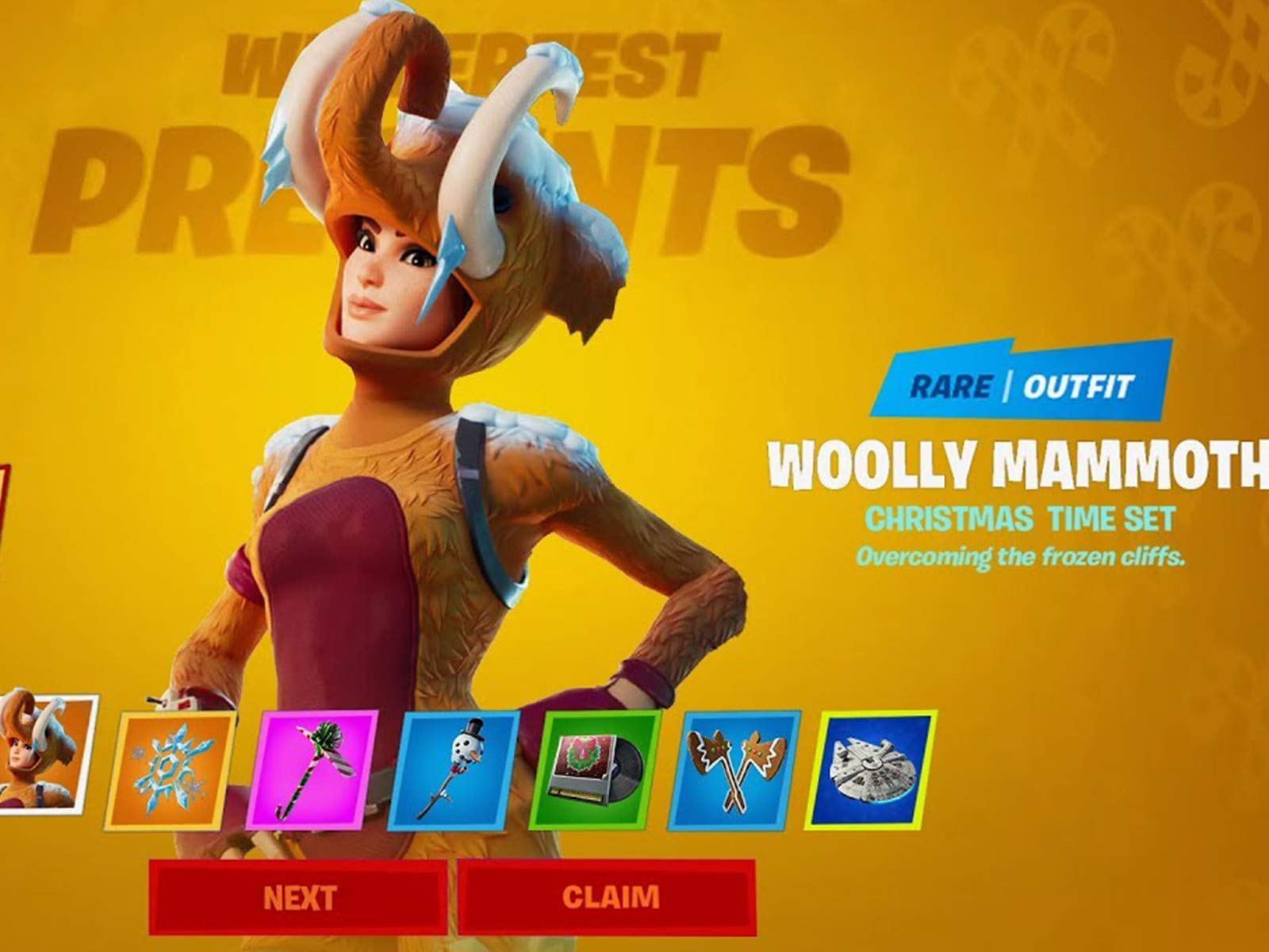 Wooly Mammoth Fortnite Wallpapers