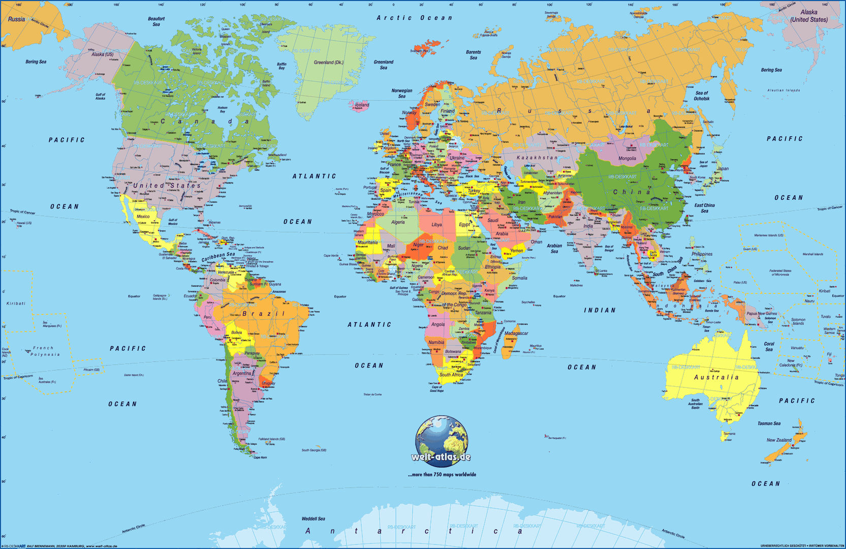 World Map 4K Wallpapers