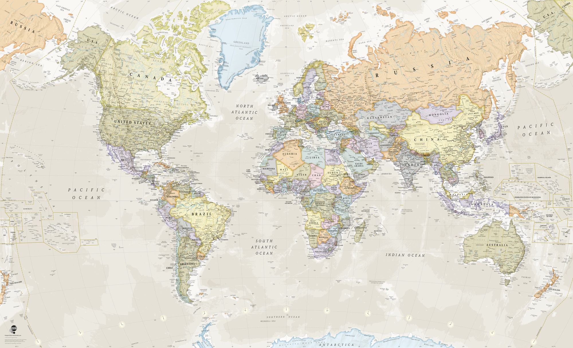 World Map Backgrounds