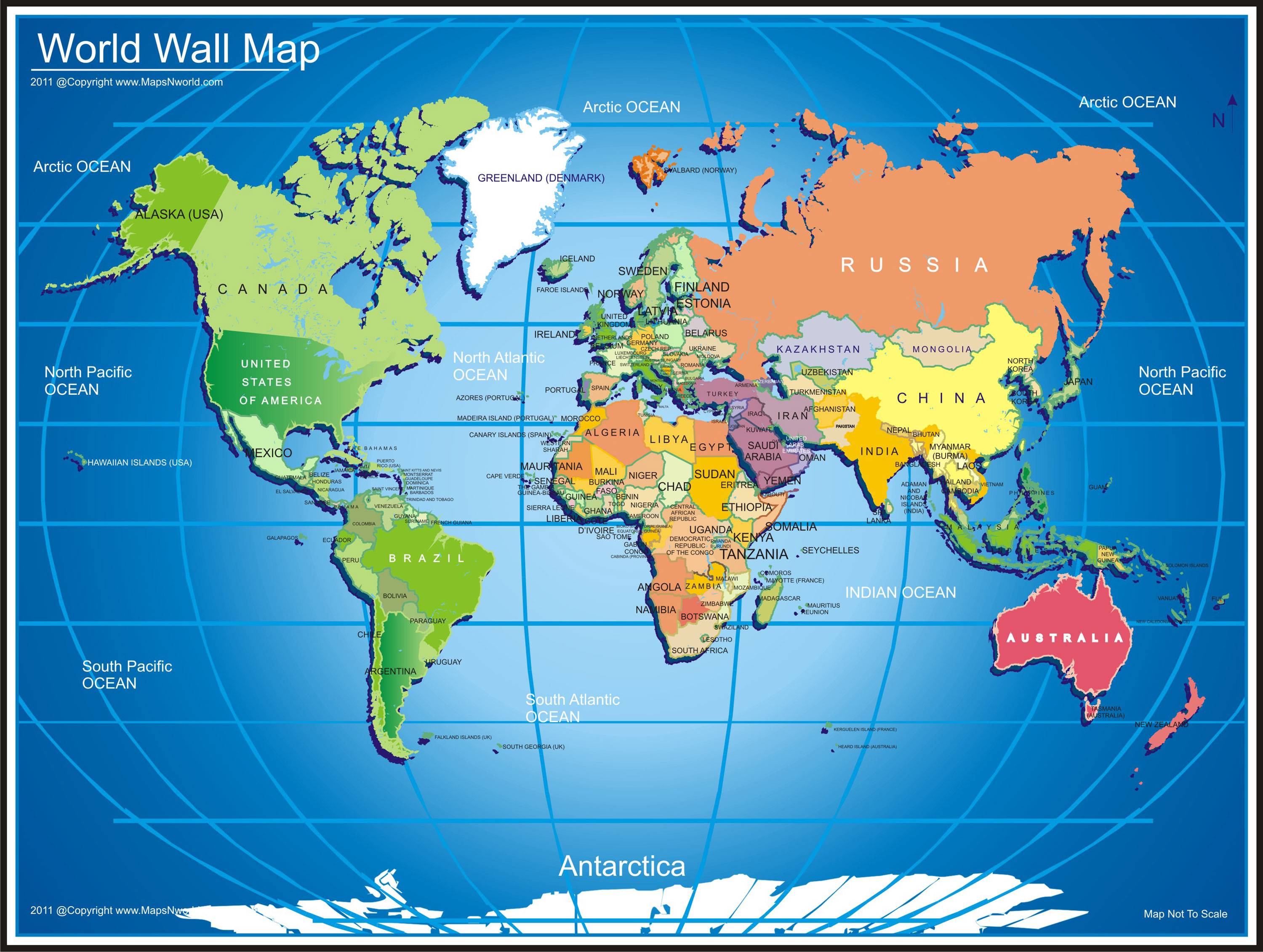 World Map High Resolution Wallpapers