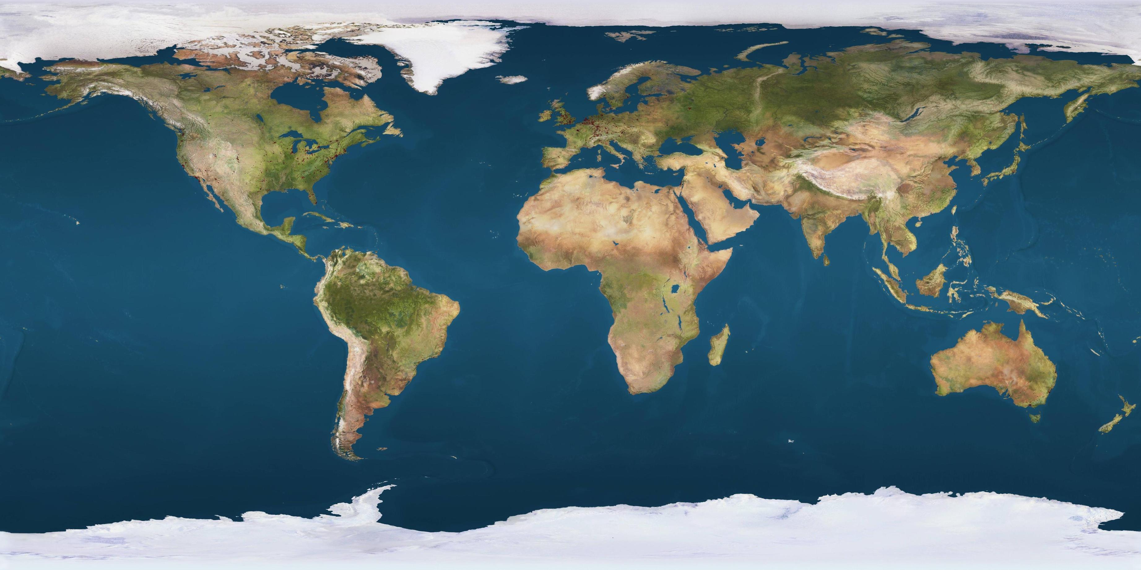 World Map High Resolution Wallpapers