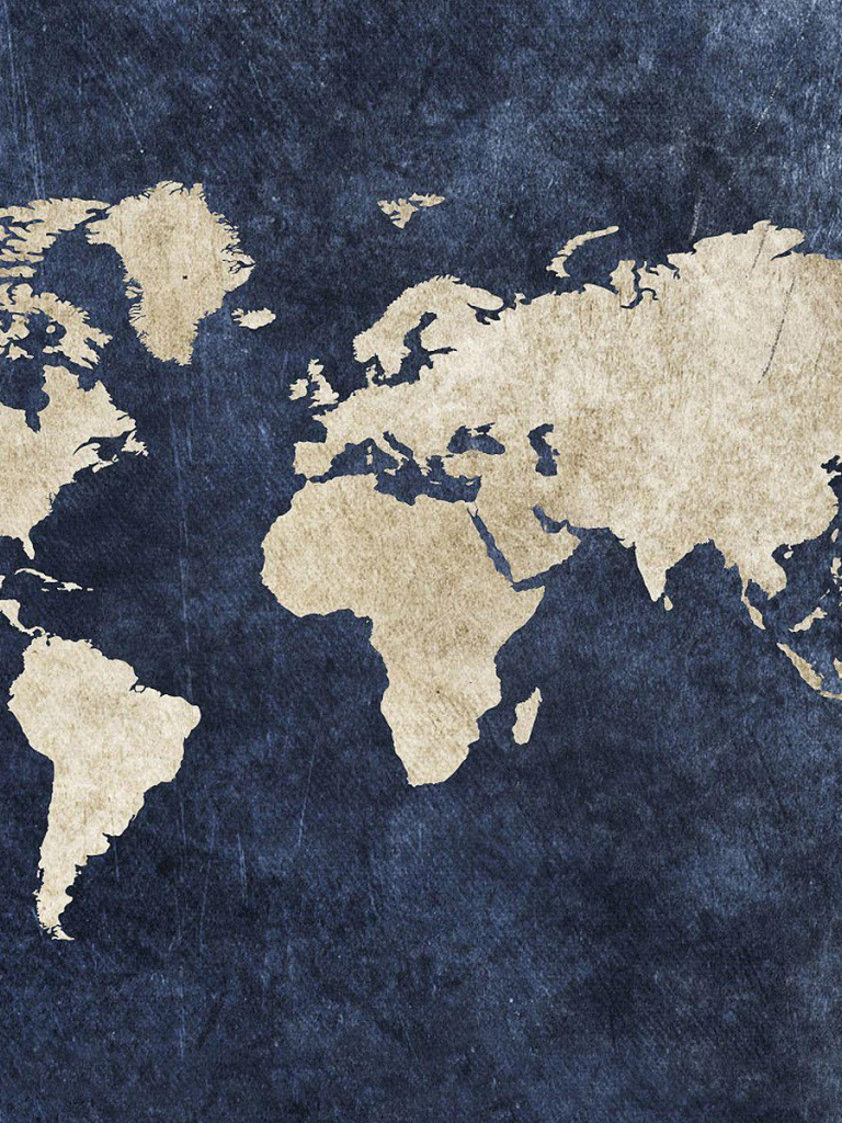 World Map Phone Wallpapers