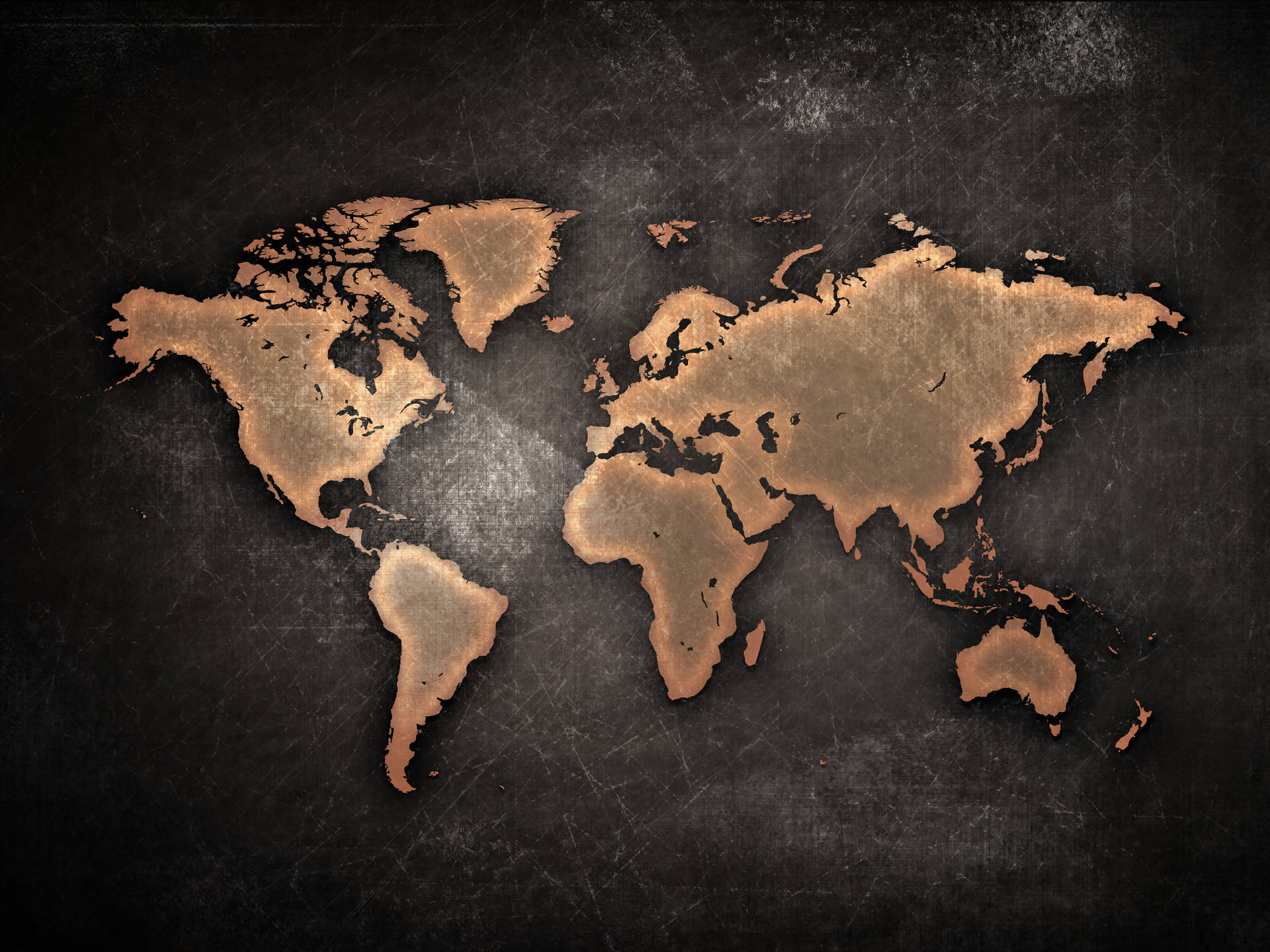 World Map Screensaver Wallpapers