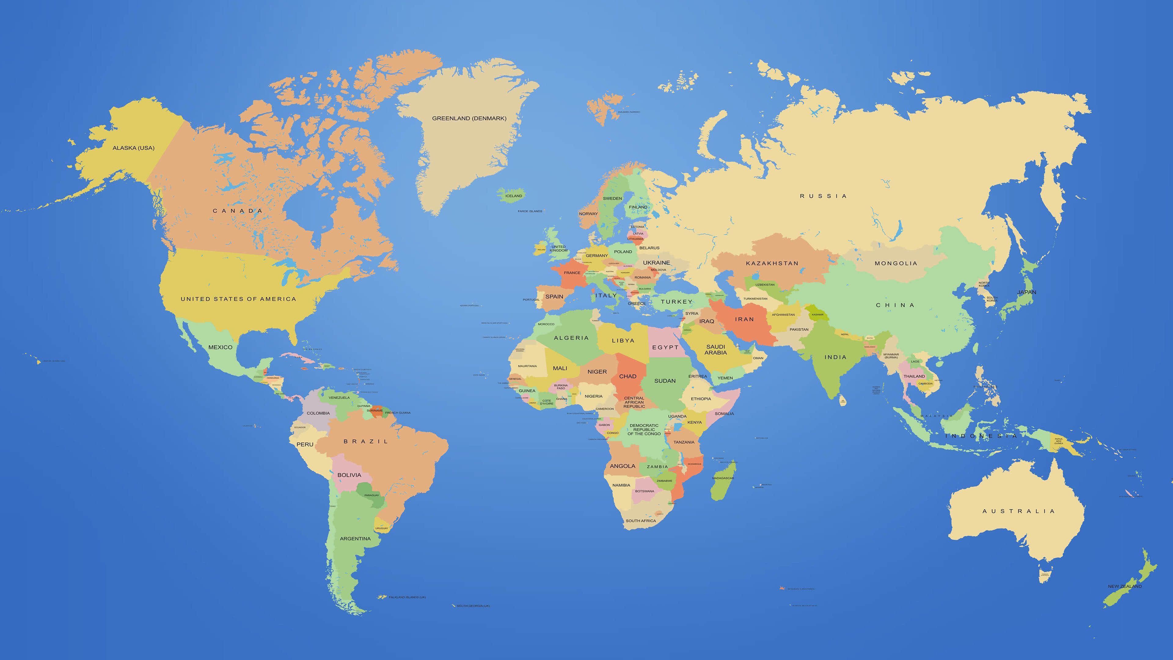 World Maps Hd Wallpapers