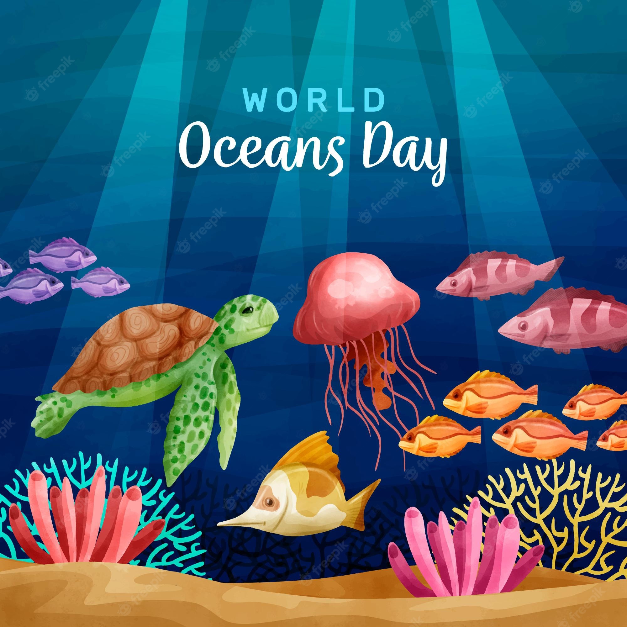 Oceans day. Ocean Day.