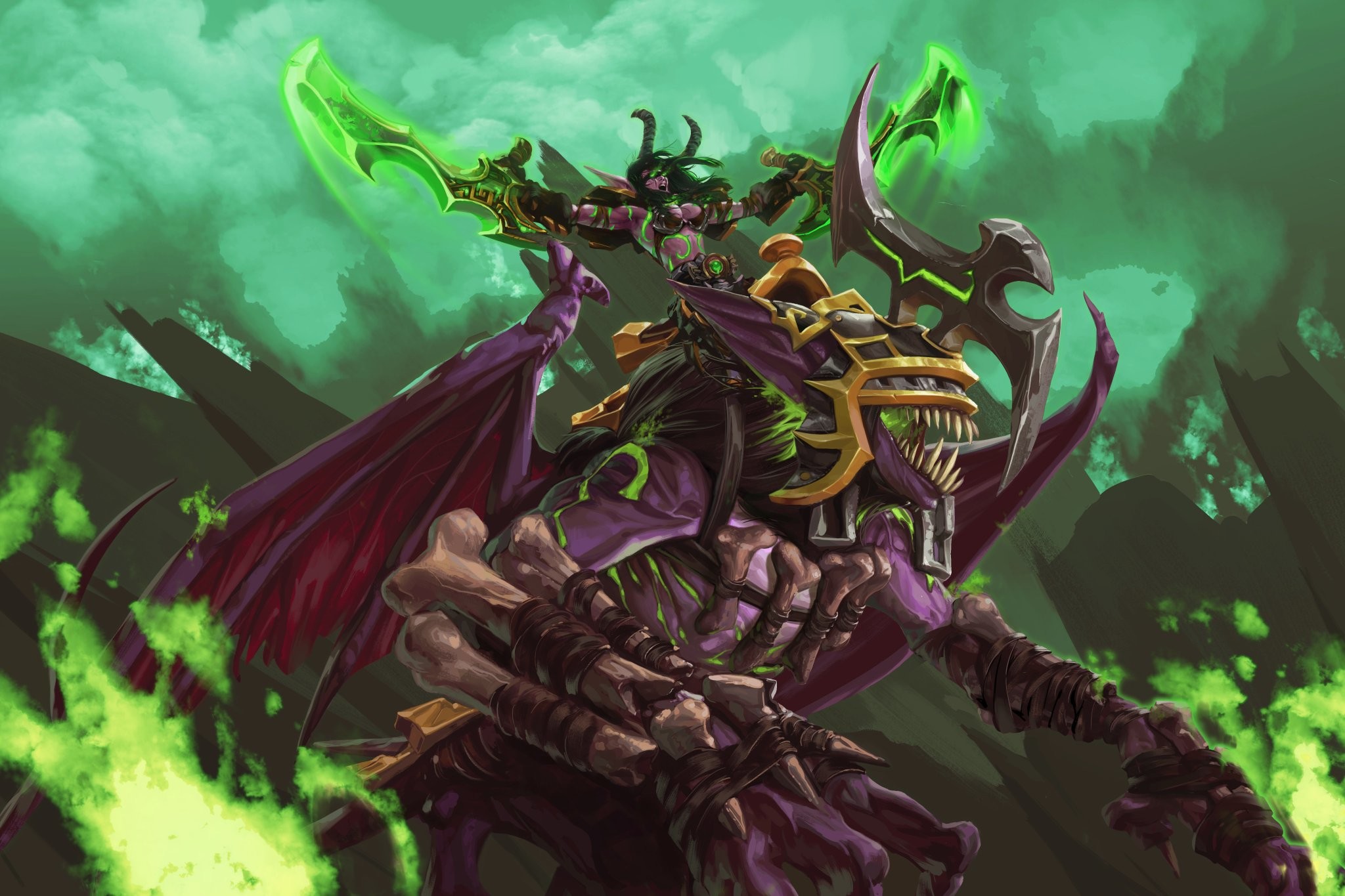 world of warcraft demon hunter Wallpapers