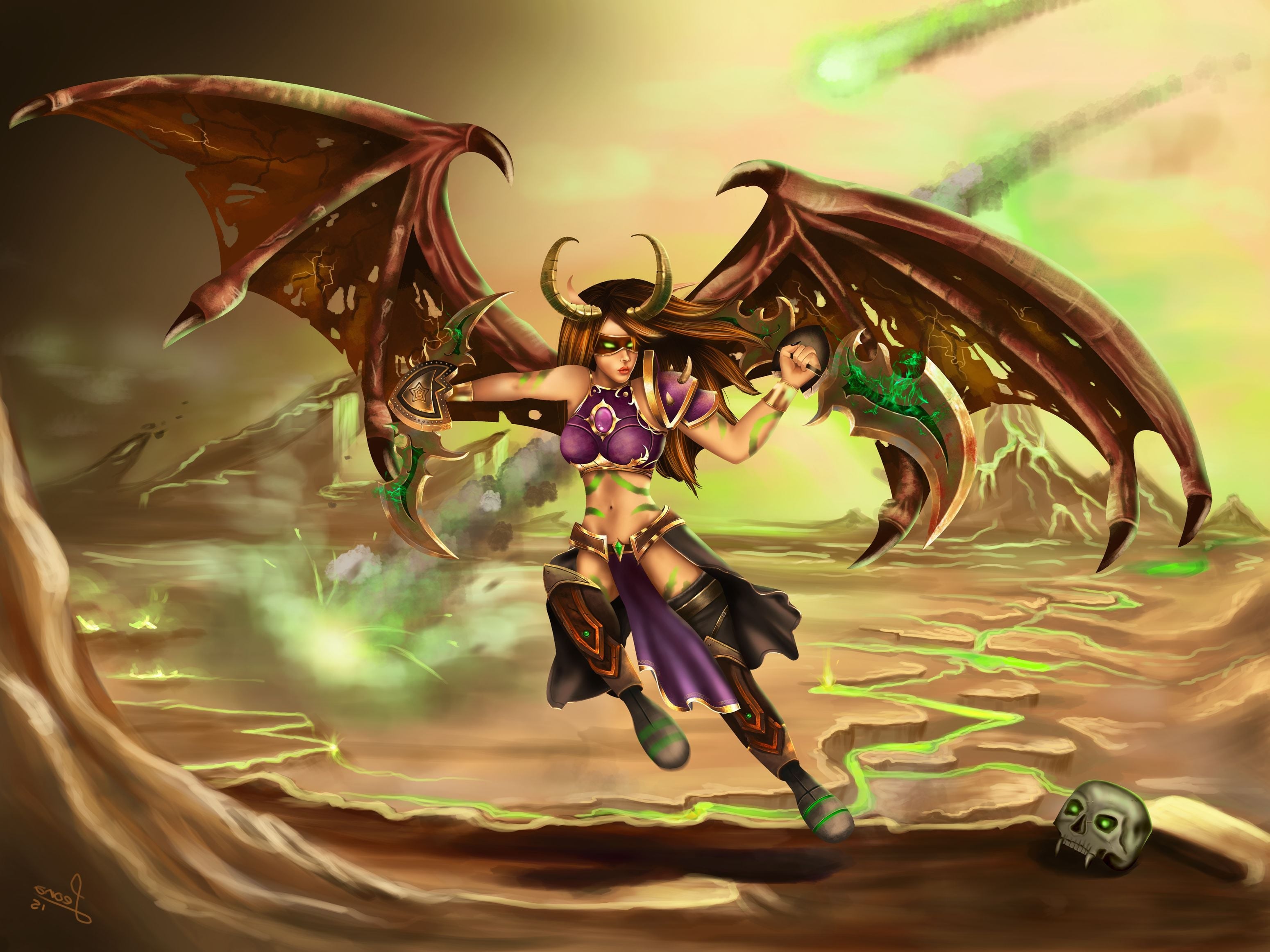 world of warcraft demon hunter Wallpapers