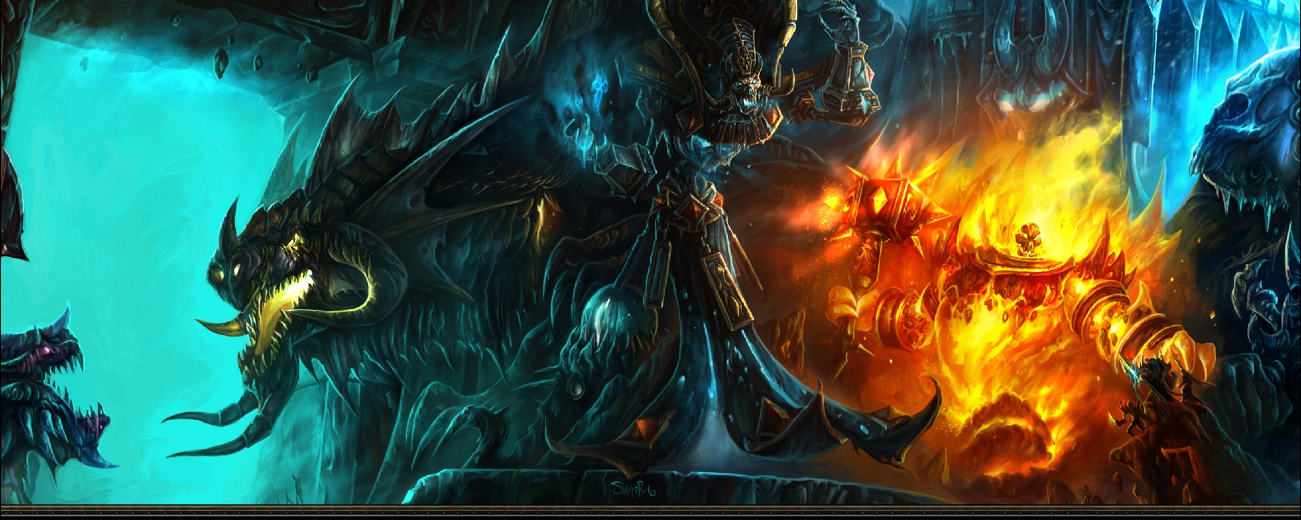 world of warcraft dual monitor Wallpapers