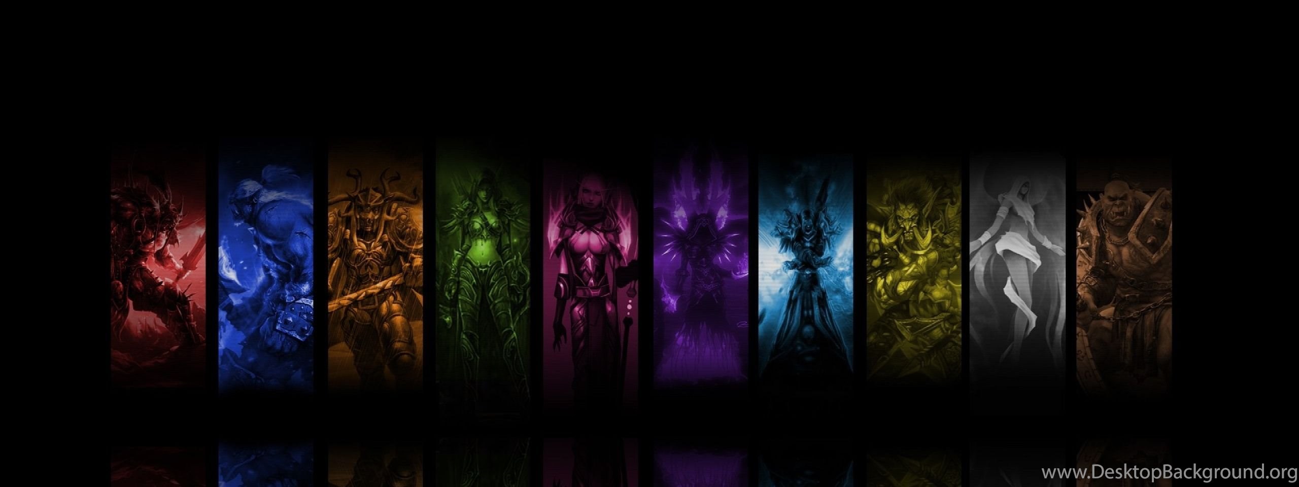 world of warcraft dual monitor Wallpapers