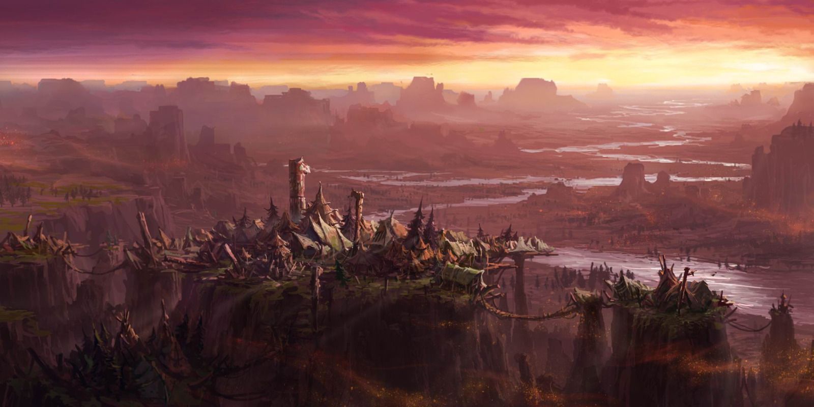 world of warcraft landscape Wallpapers