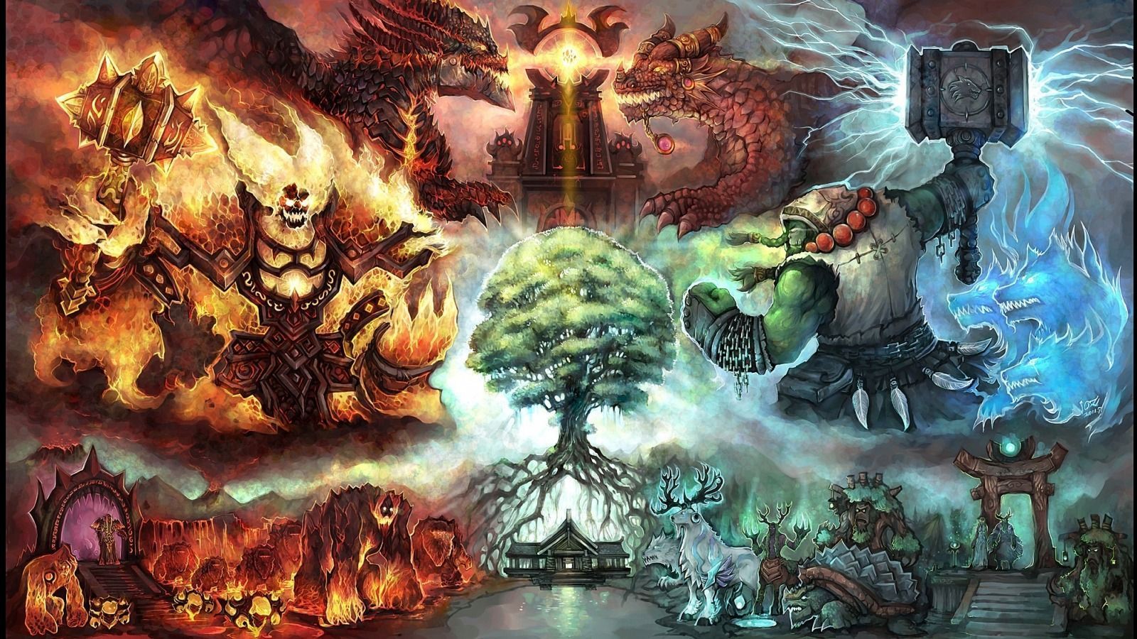 world of warcraft shaman Wallpapers