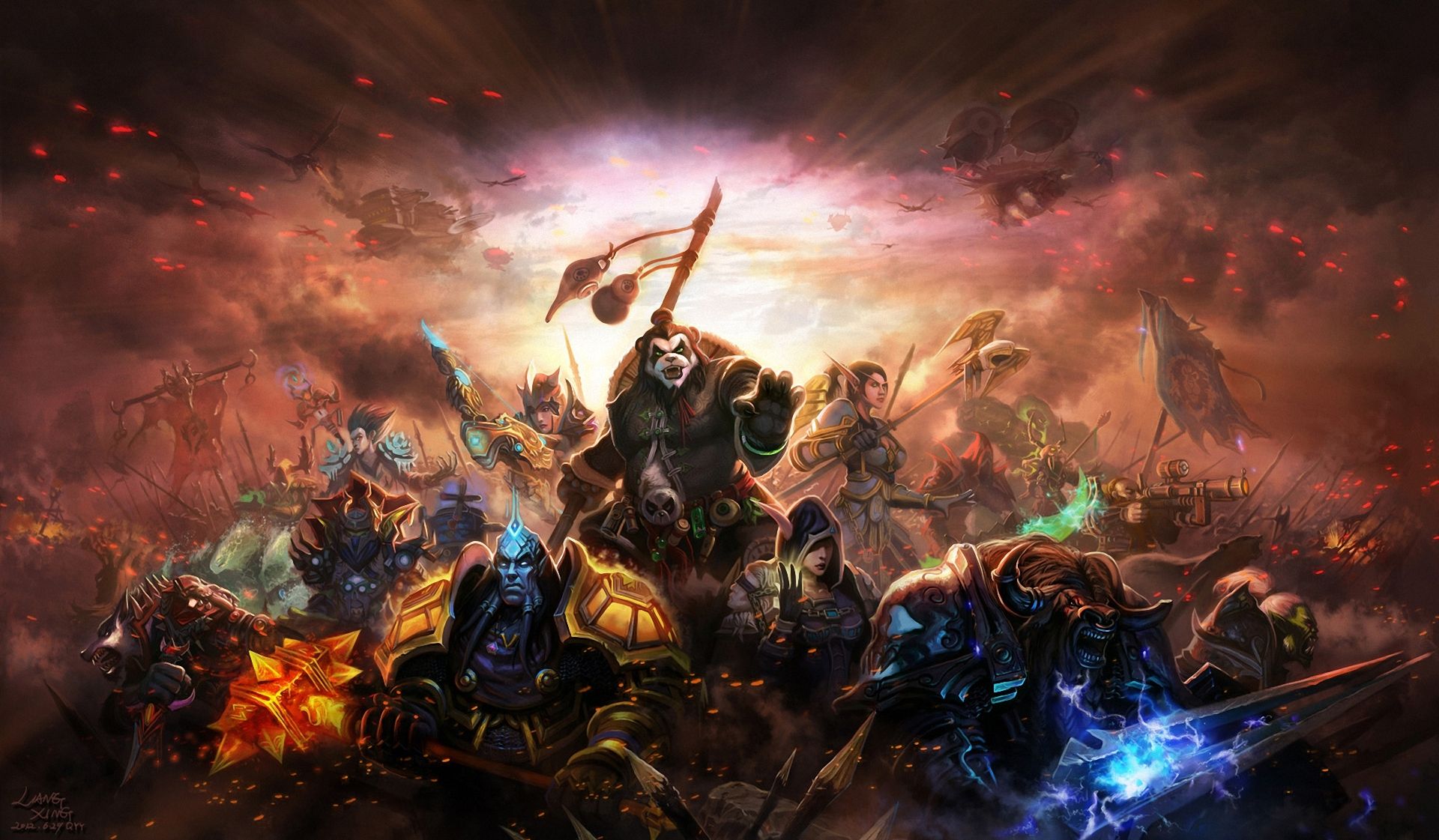 world of warcraft warrior Wallpapers