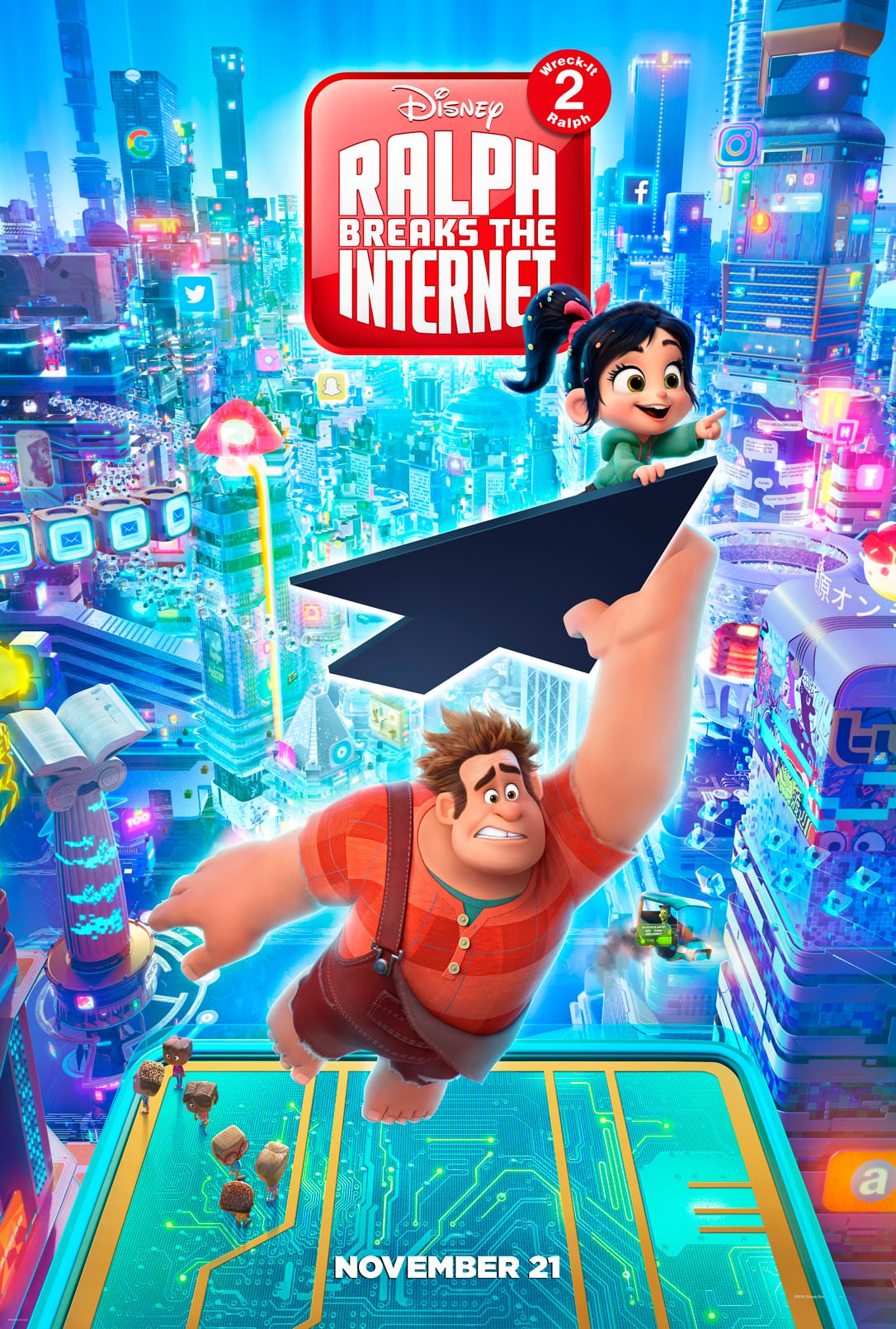 Wreck It Ralph 2 Movie 2018 Wallpapers