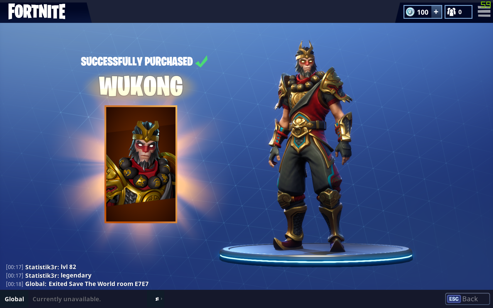 Wukong Fortnite Wallpapers