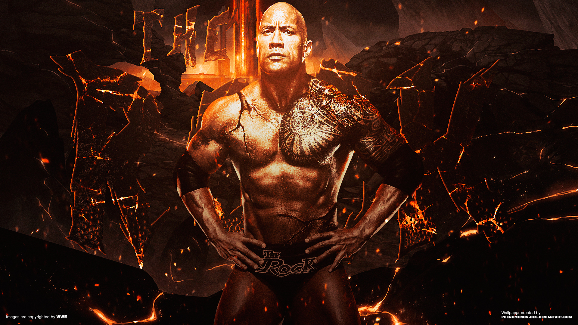 Wwe The Rock Wallpapers