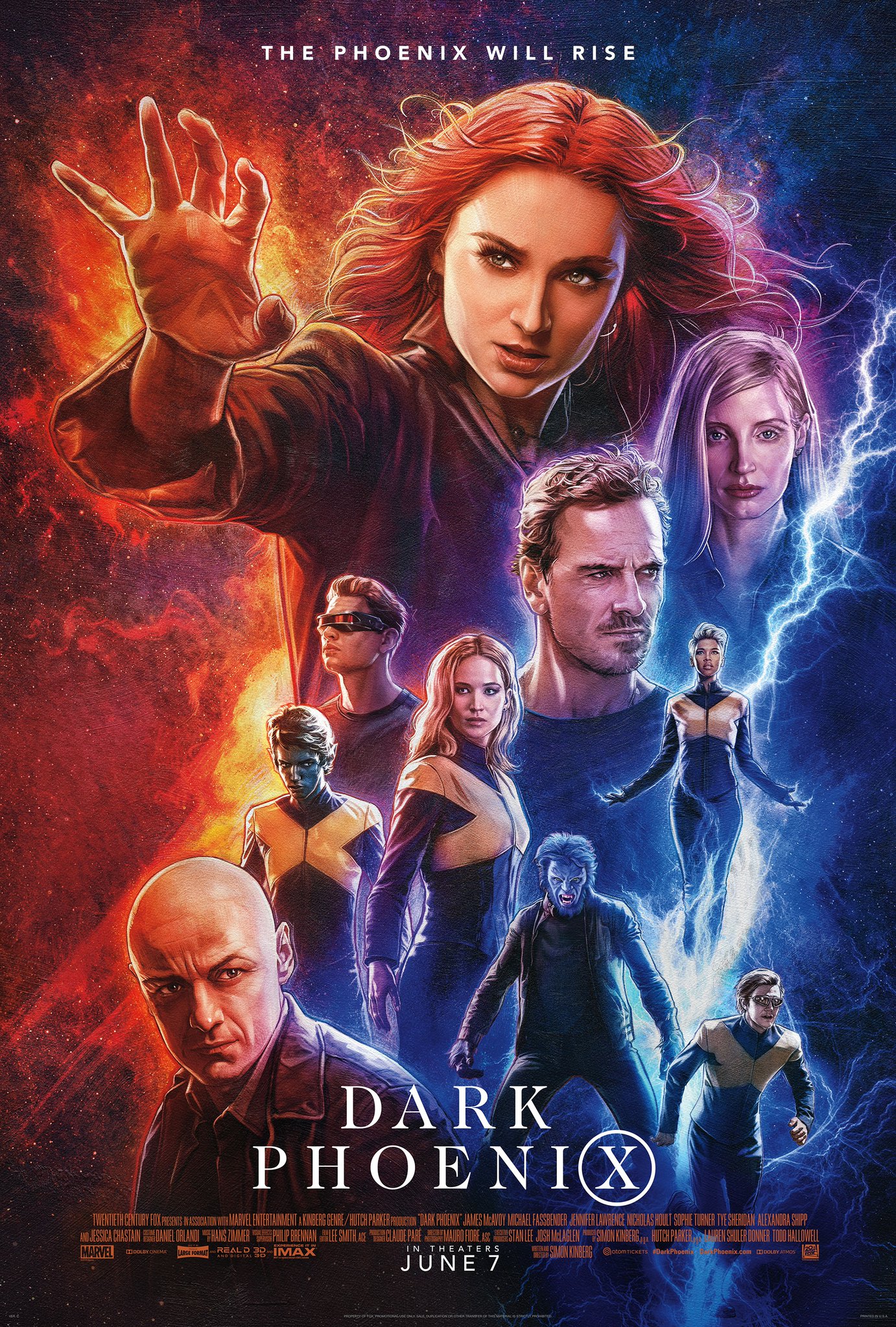 X-Men Dark Phoenix 2019 Movie Poster Wallpapers