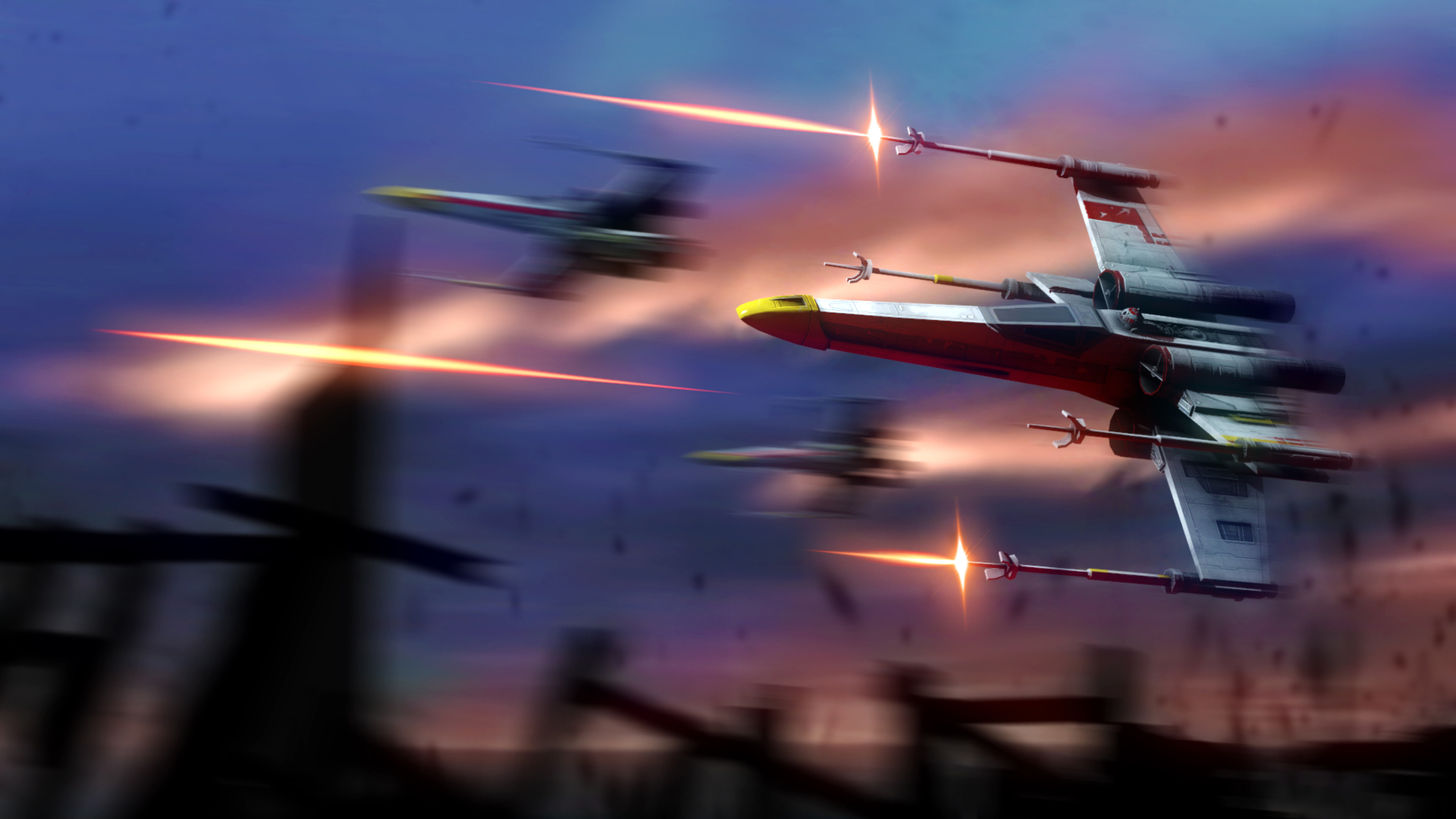 X Wing Ship Artwork Wallpapers