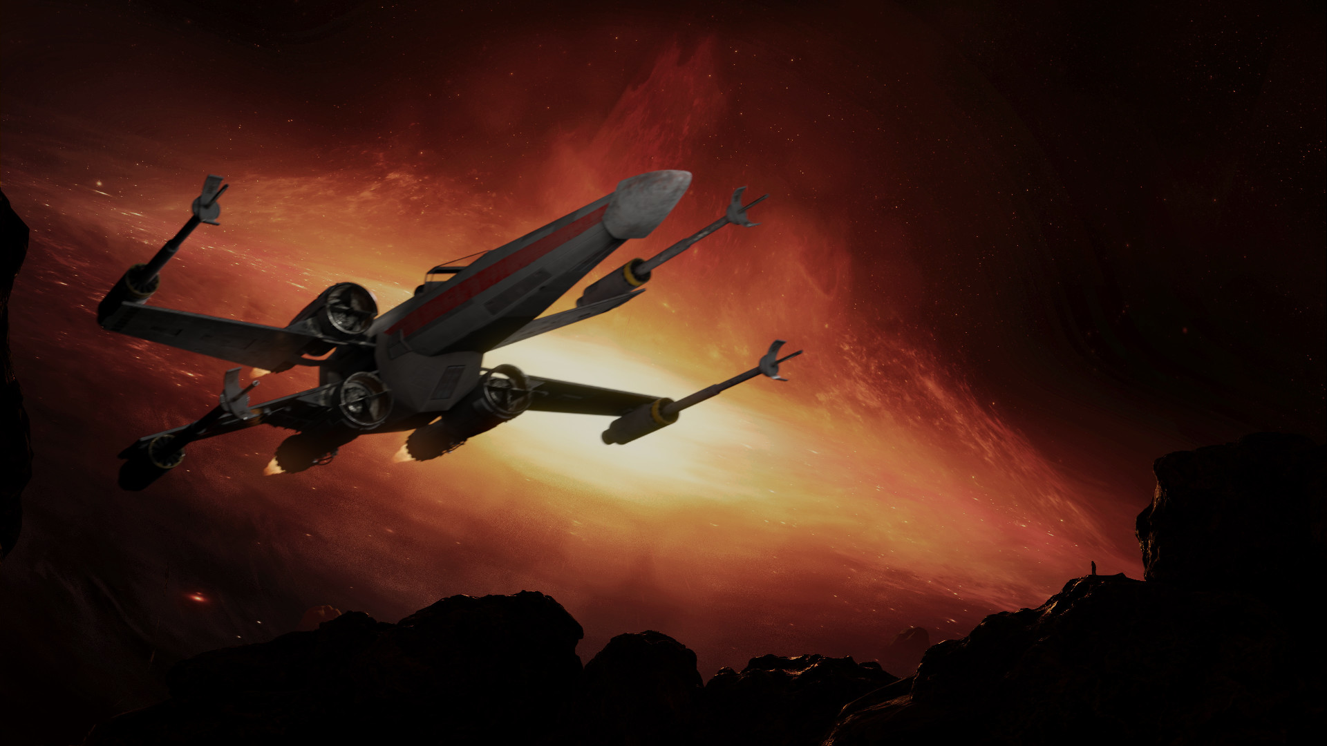 X Wing Ship Artwork Wallpapers