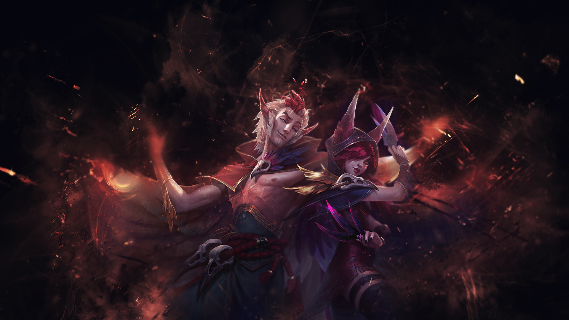 Xayah League of Legends Wallpapers