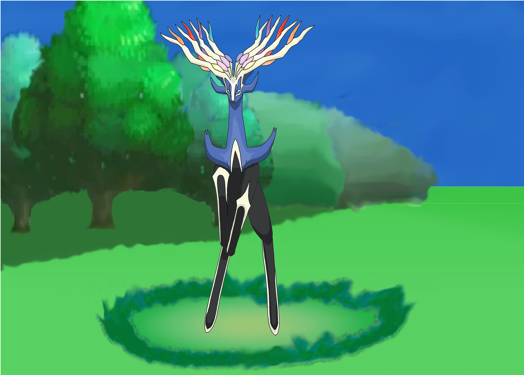 Xerneas Background