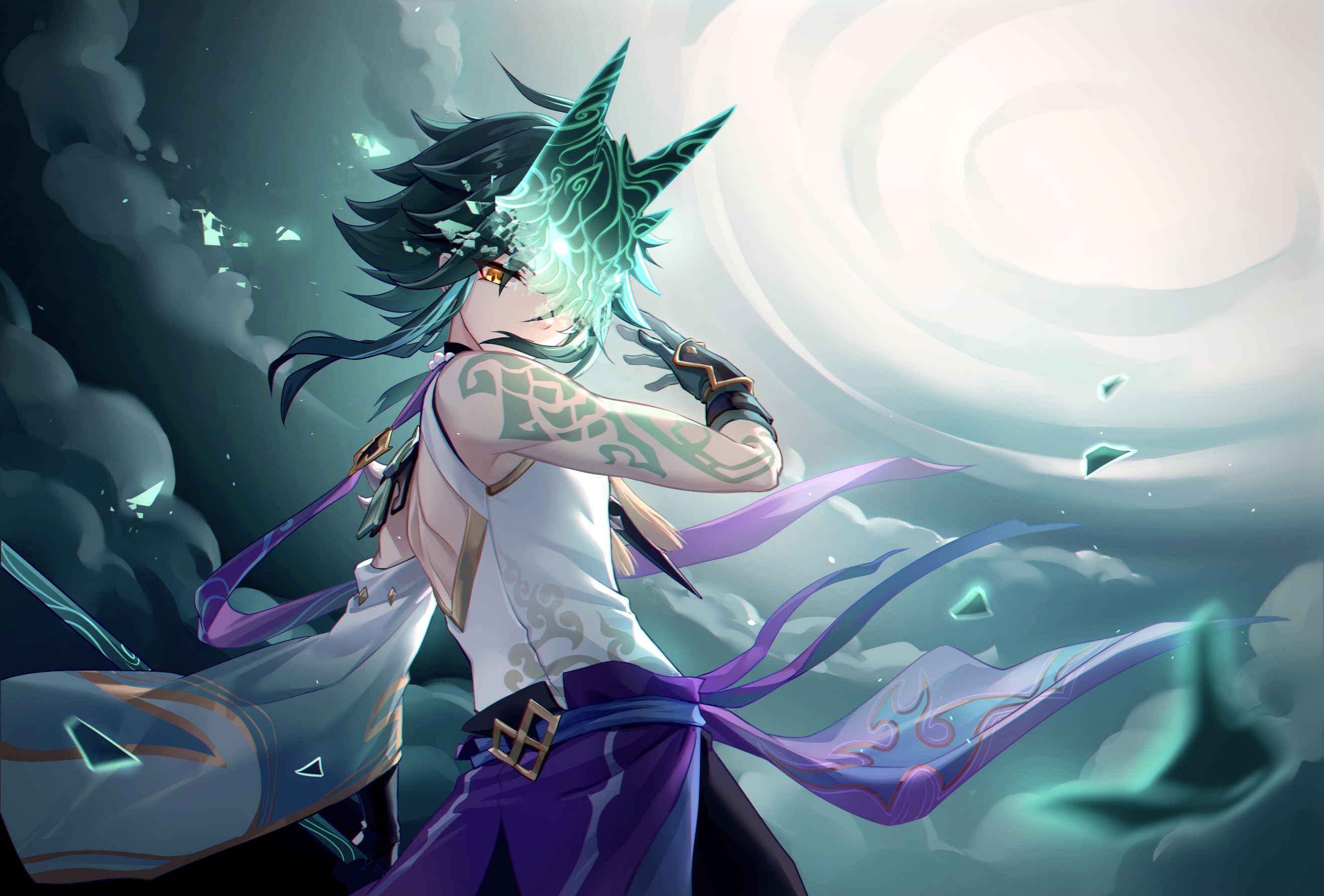 Xiao with Mask Genshin Impact Wallpapers