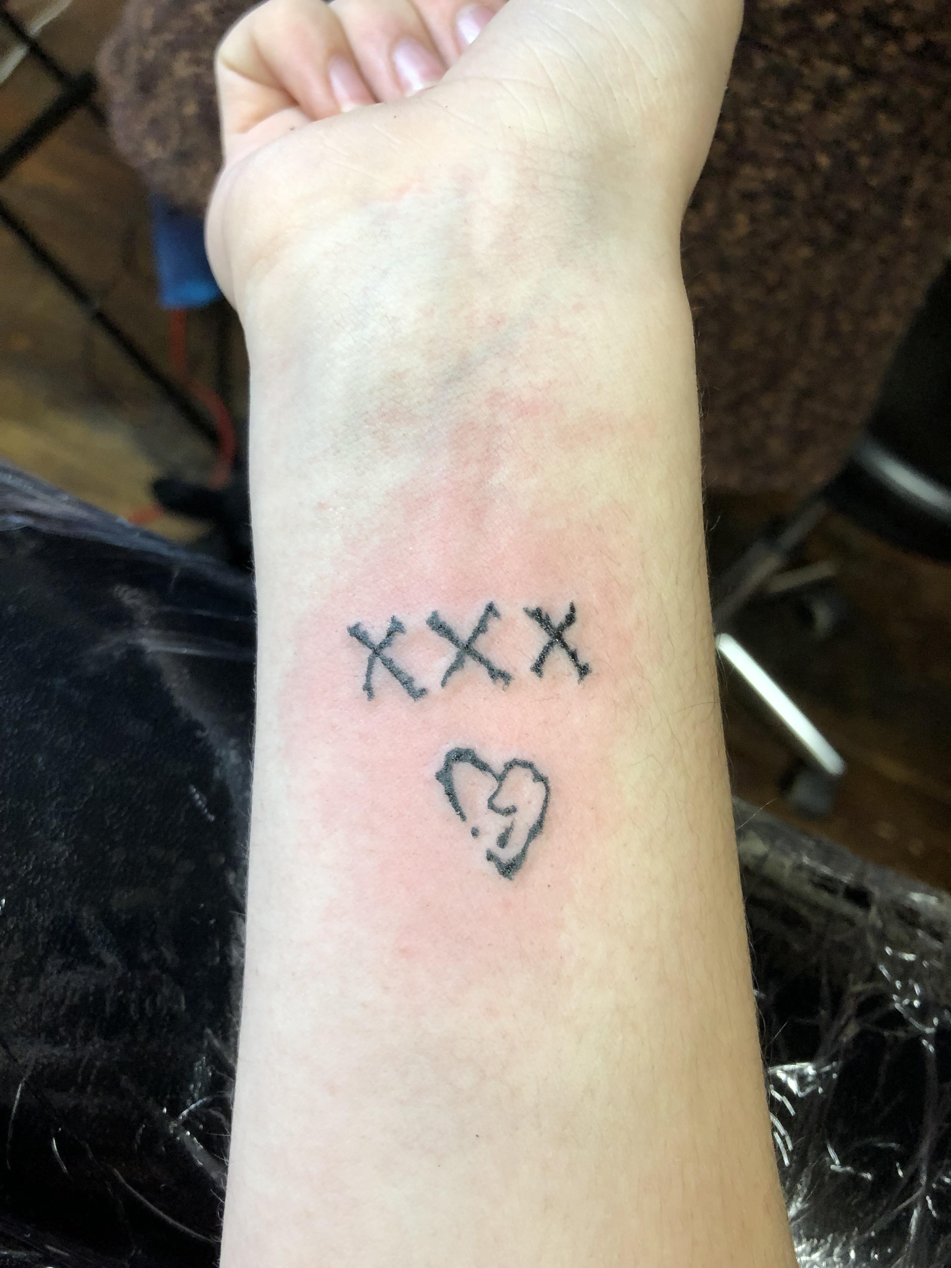 Xxxtentacion Broken Heart Tattoo Wallpapers