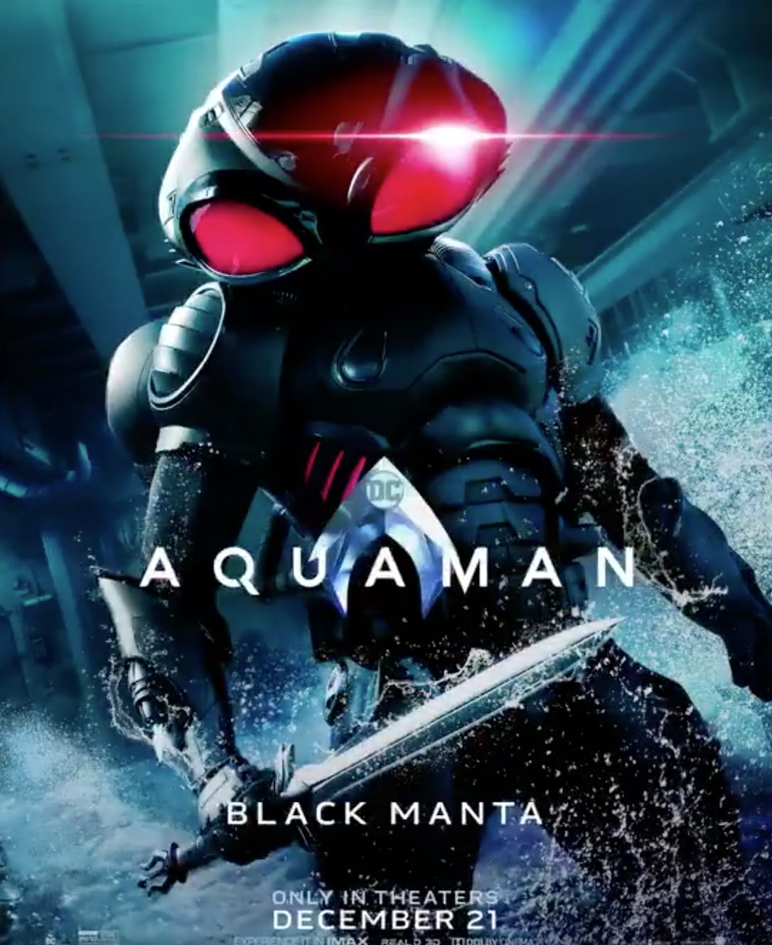 Yahya Abdul-Mateen Ii Black Manta In Aquaman Movie Wallpapers